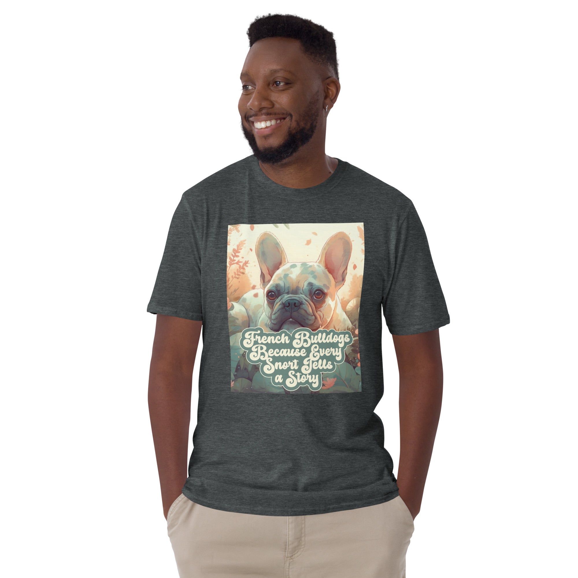 French Bulldog's Snort - Unisex T-Shirt for Frenchie Fans-fadou