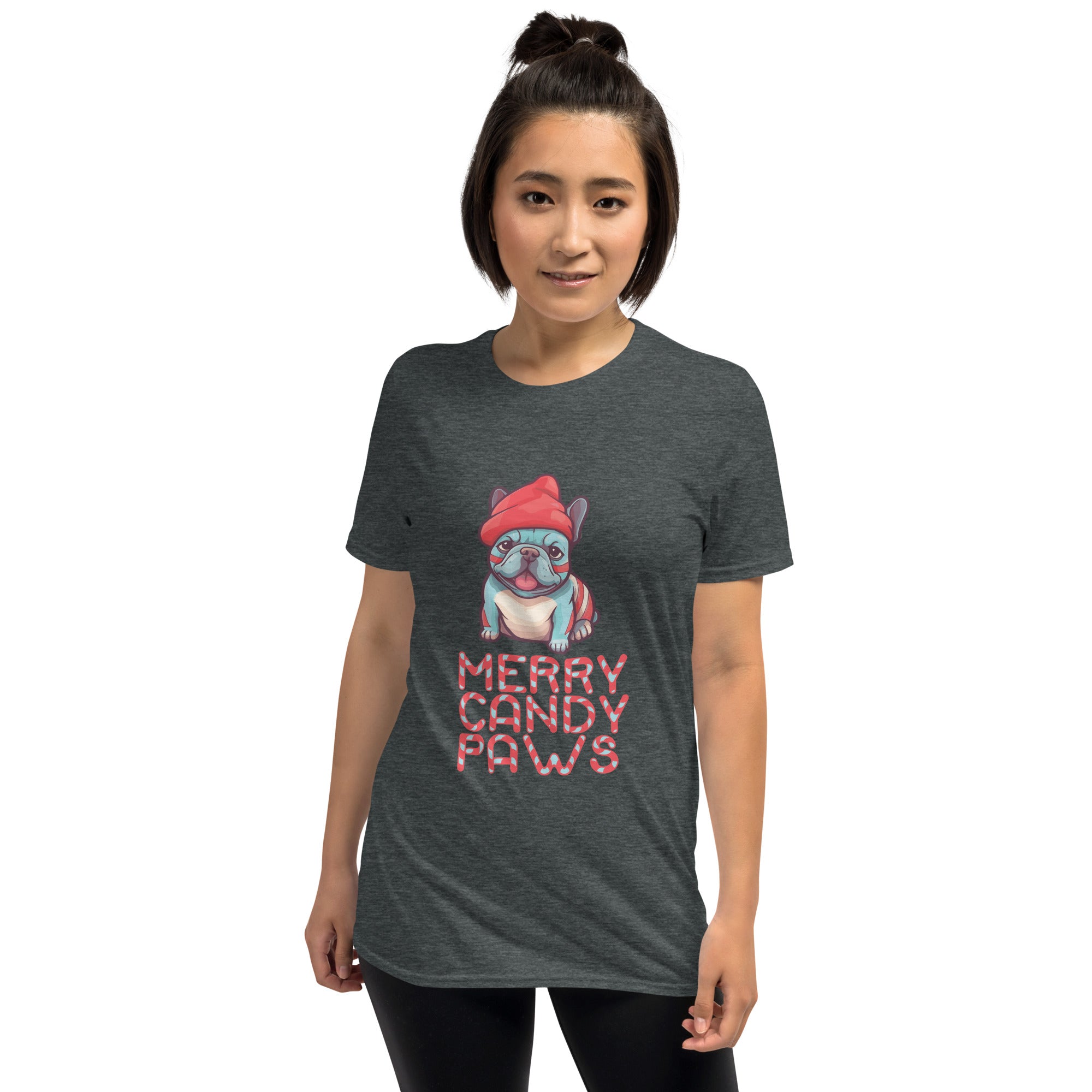 Frenchie's Candy - Unisex T-Shirt for Dog Lovers and Owners-fadou