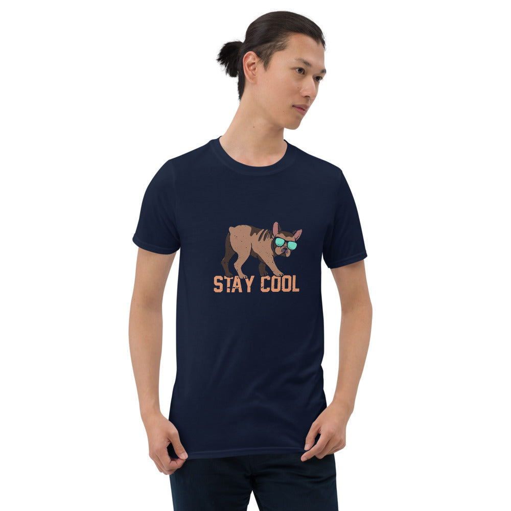 Stay French Bulldog Unisex Shirt for Frenchie Enthusiasts-fadou