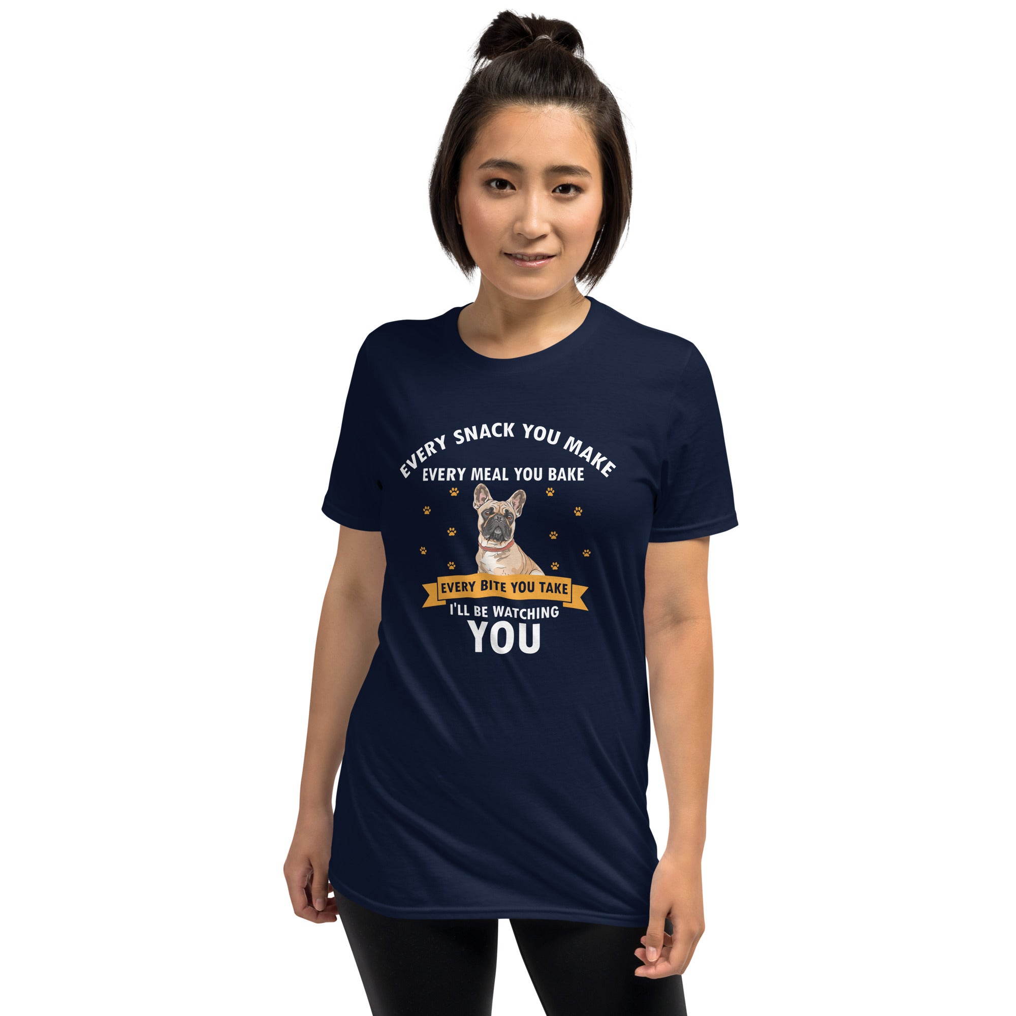I'LL Be Watching - Unisex T-Shirt for Frenchie Enthusiasts-fadou