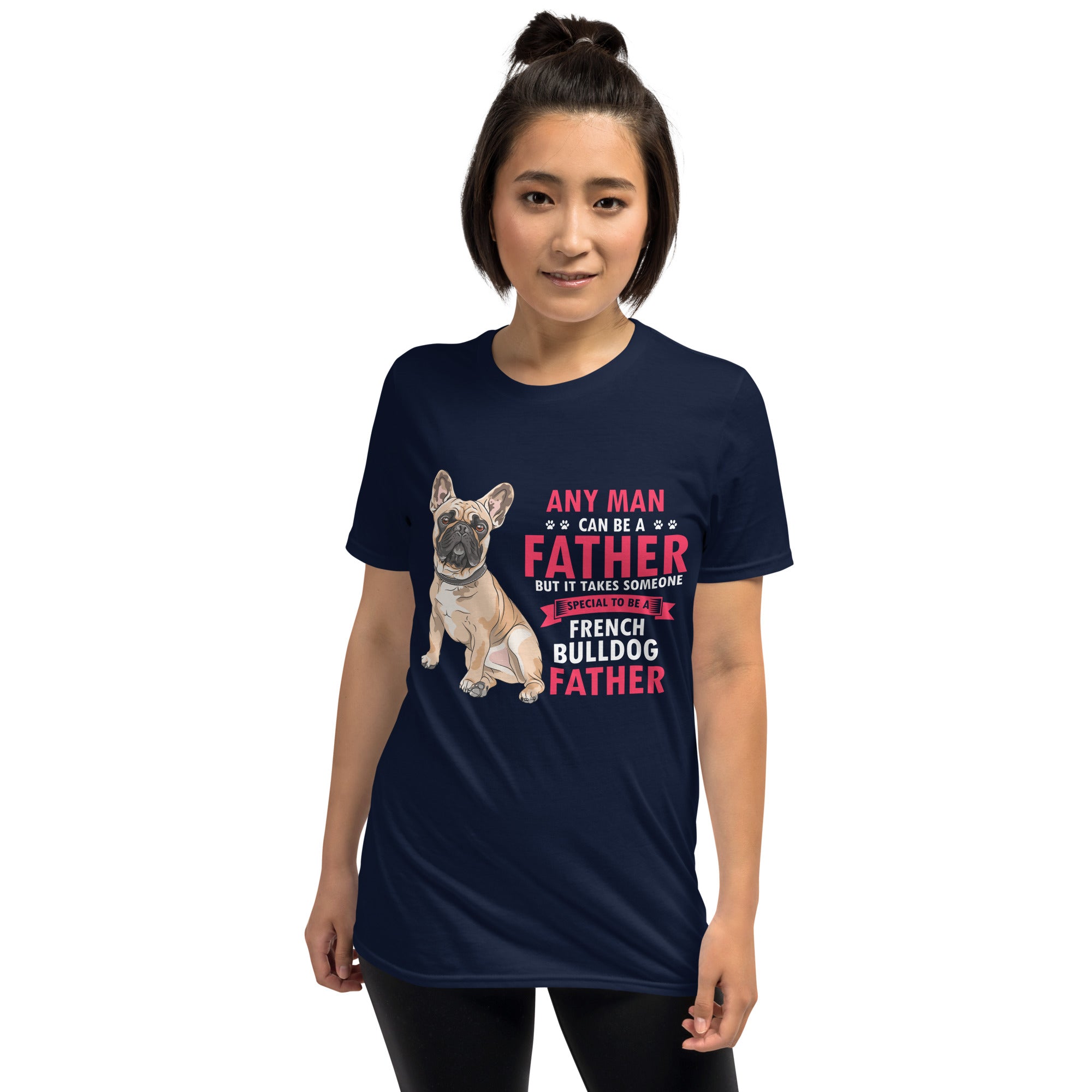 Foriva French Bulldog Cotton T-Shirt for Dog Moms & Dads-fadou