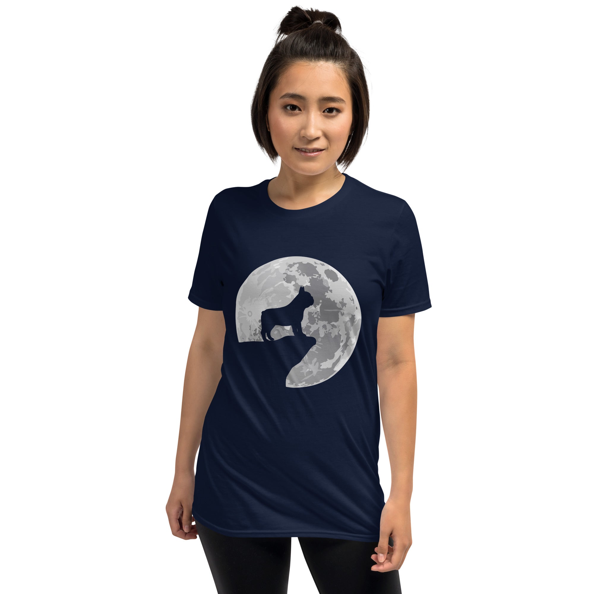 Night Frenchie - Unisex T-Shirt for Dog Lovers and Owners-fadou