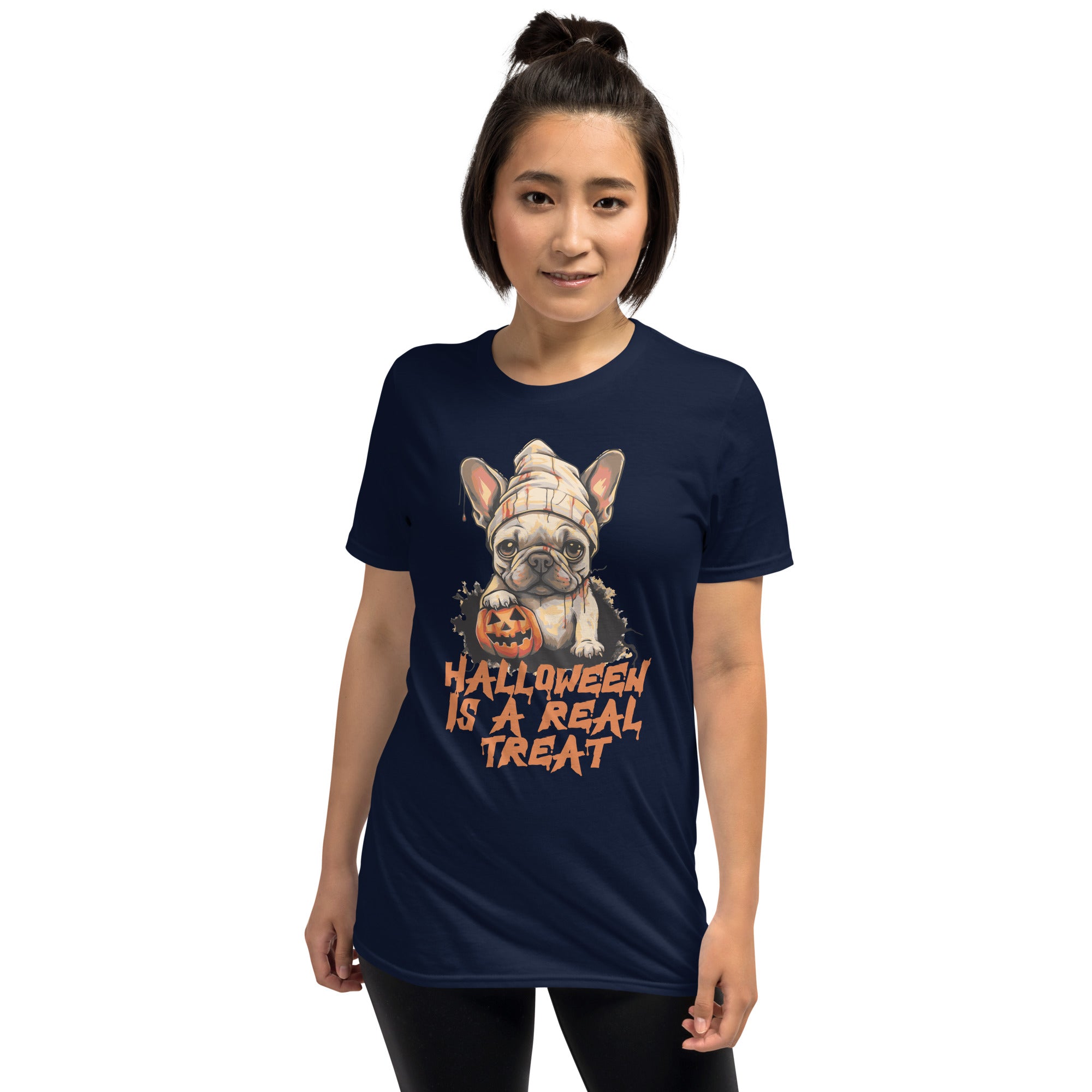 French Bulldog Halloween Unisex Shirt for Frenchie Enthusiasts-fadou