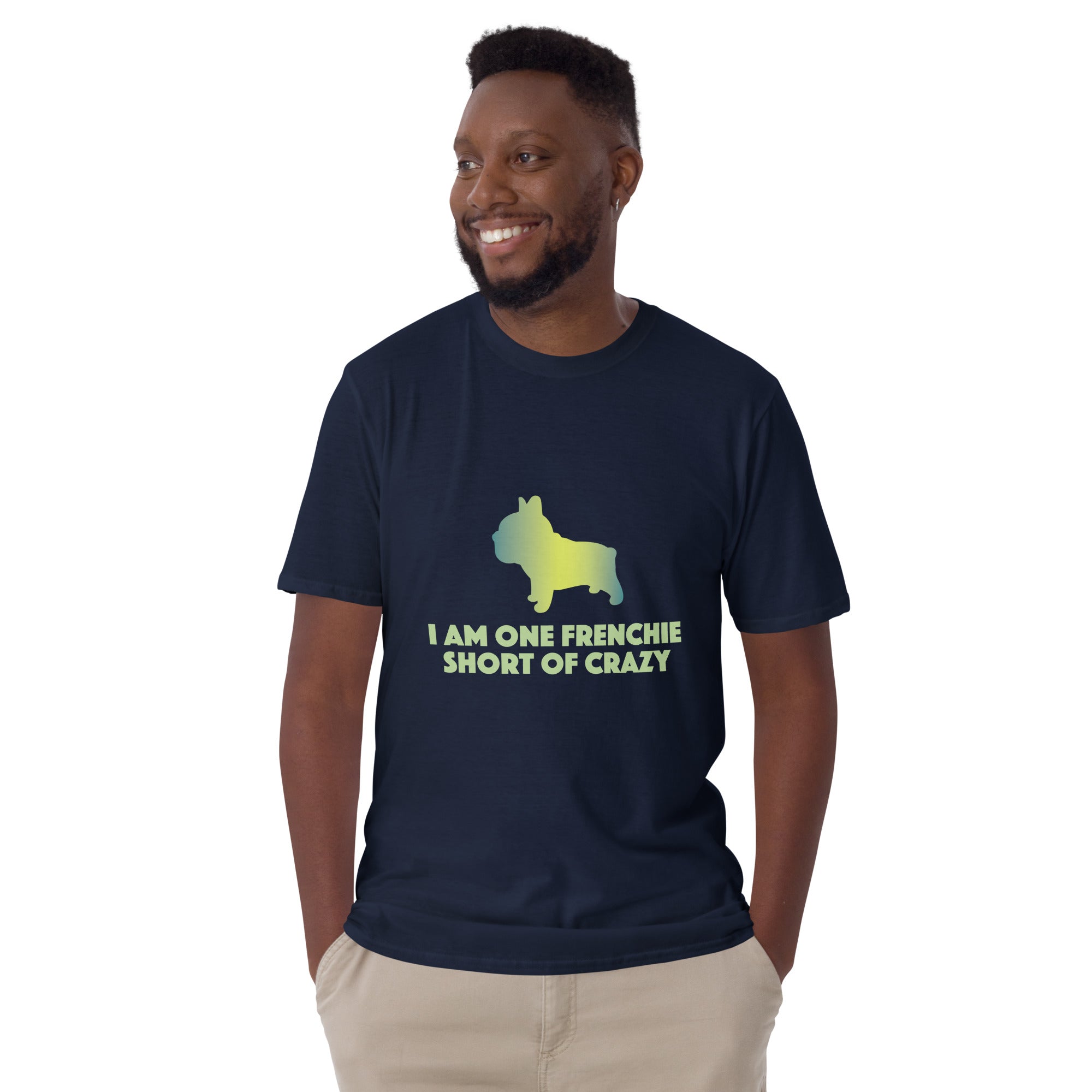 Charming French Bulldog Cotton T-Shirt for Frenchie Fans-fadou
