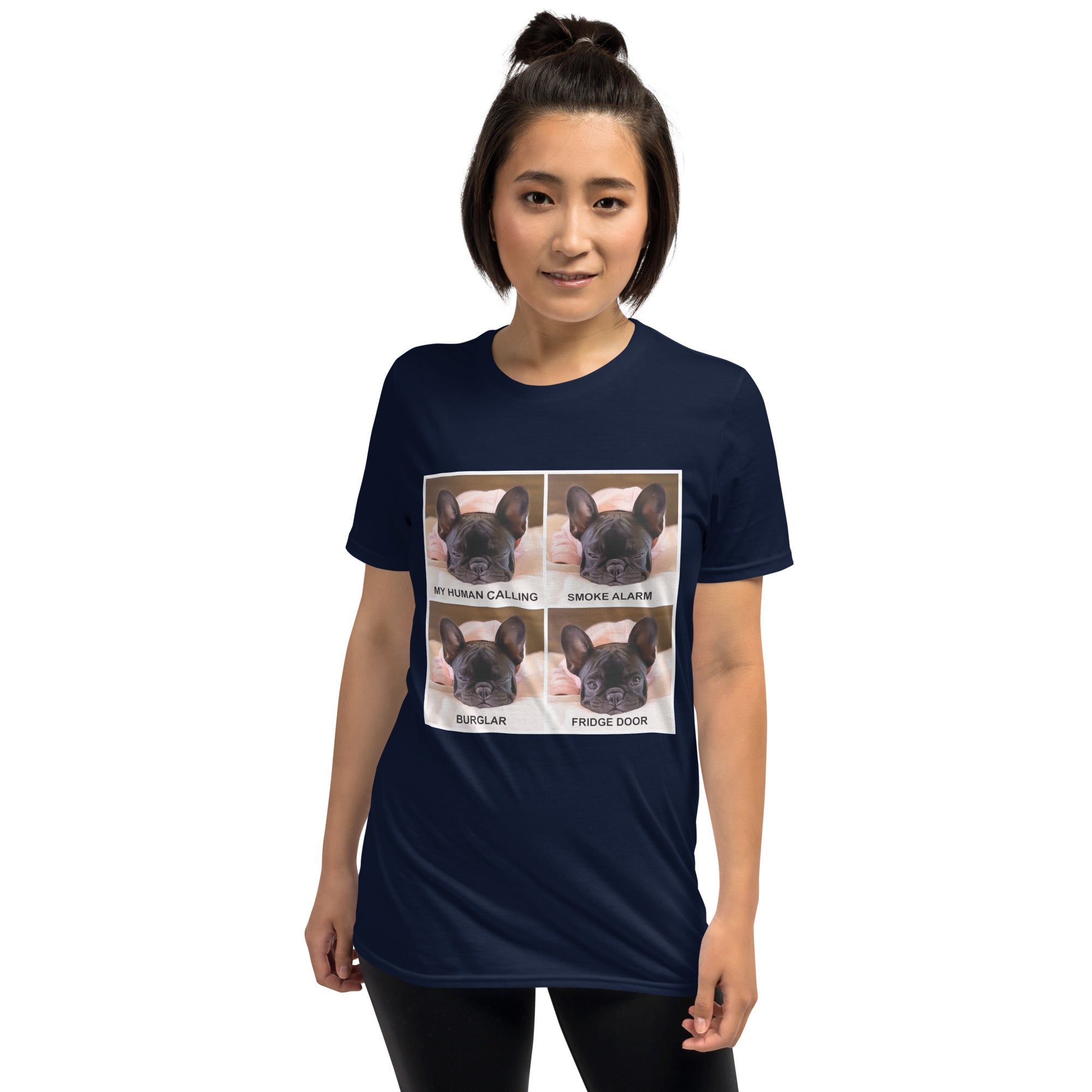 French Bulldog Cute Graphic Tee for Frenchie Enthusiasts-fadou