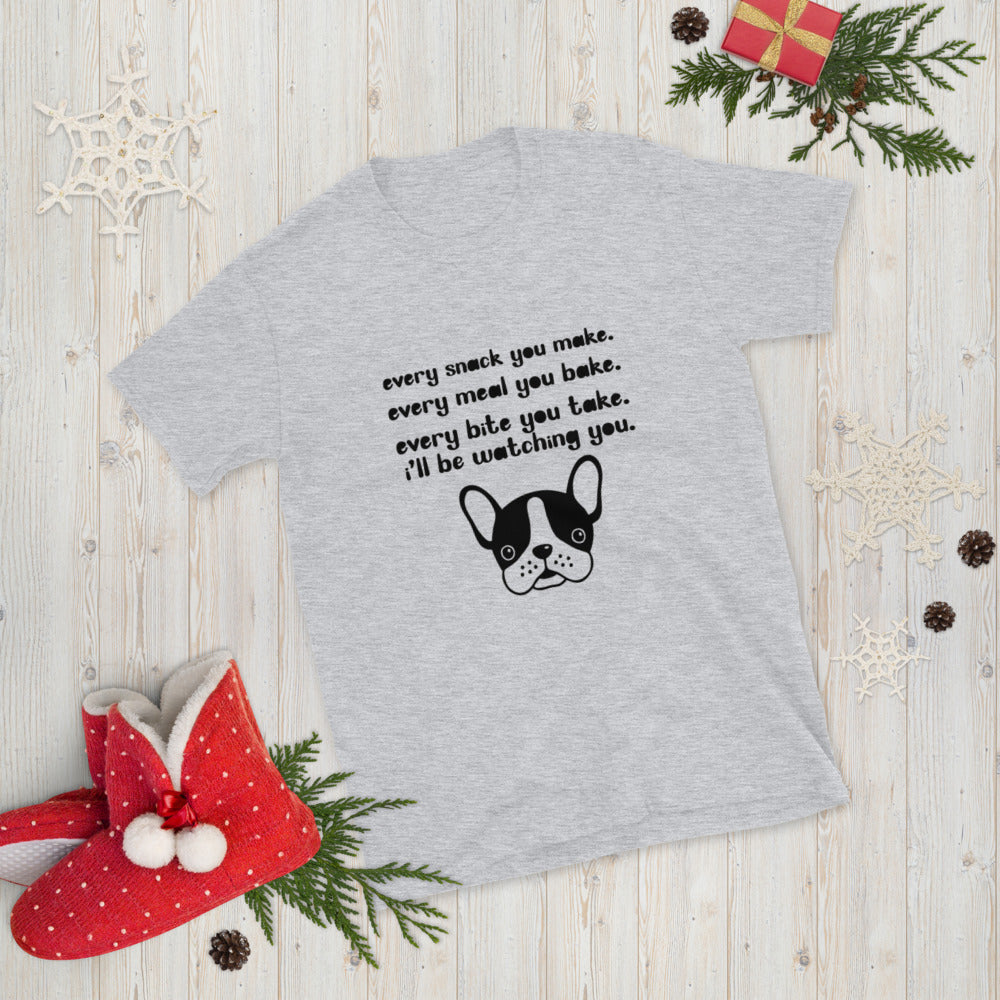 Watching French Bulldog Dog Lover Tee for Dog Moms & Dads-fadou