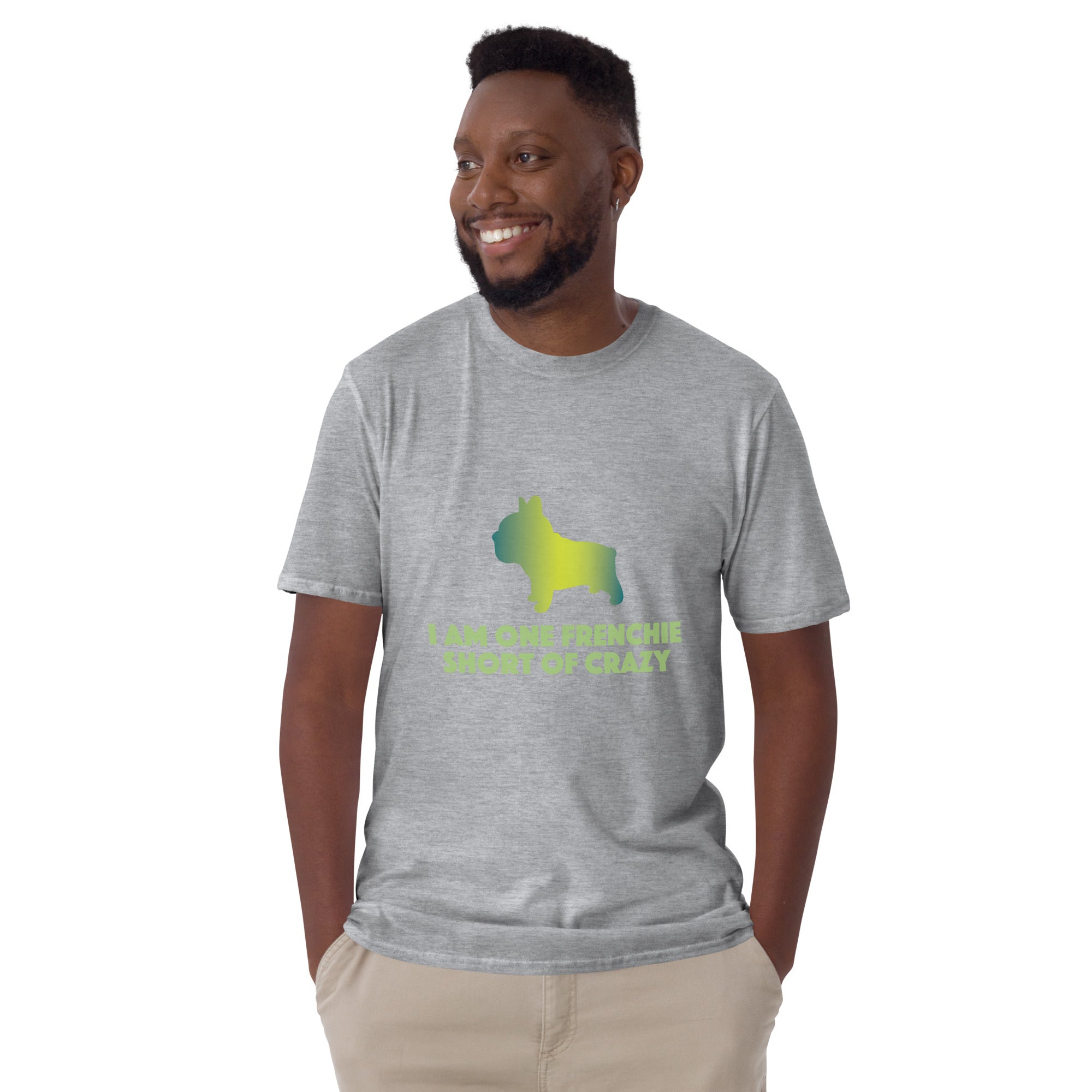 Charming French Bulldog Cotton T-Shirt for Frenchie Fans-fadou