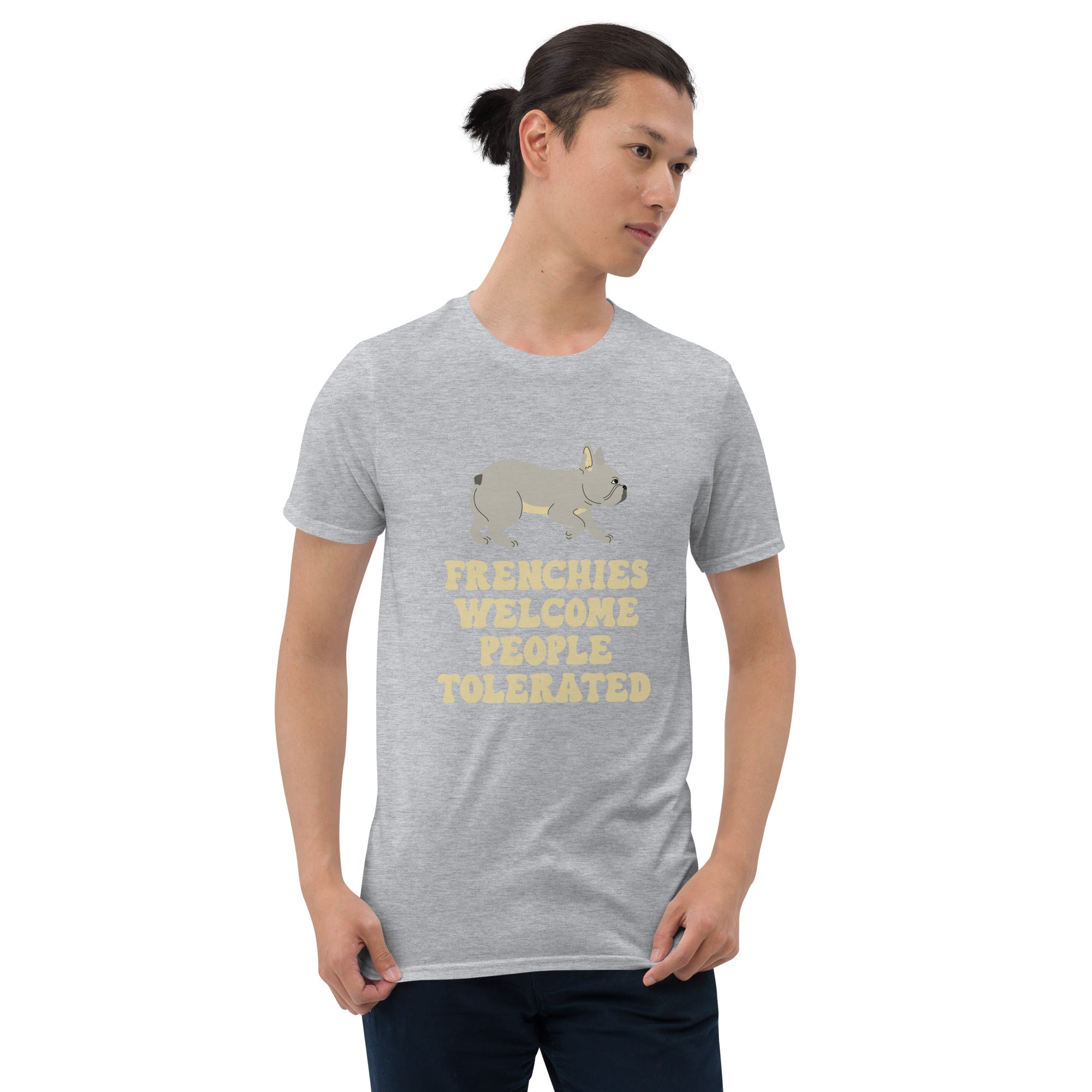 French Bulldog Stylish Cotton T-Shirt for Dog Park Days-fadou