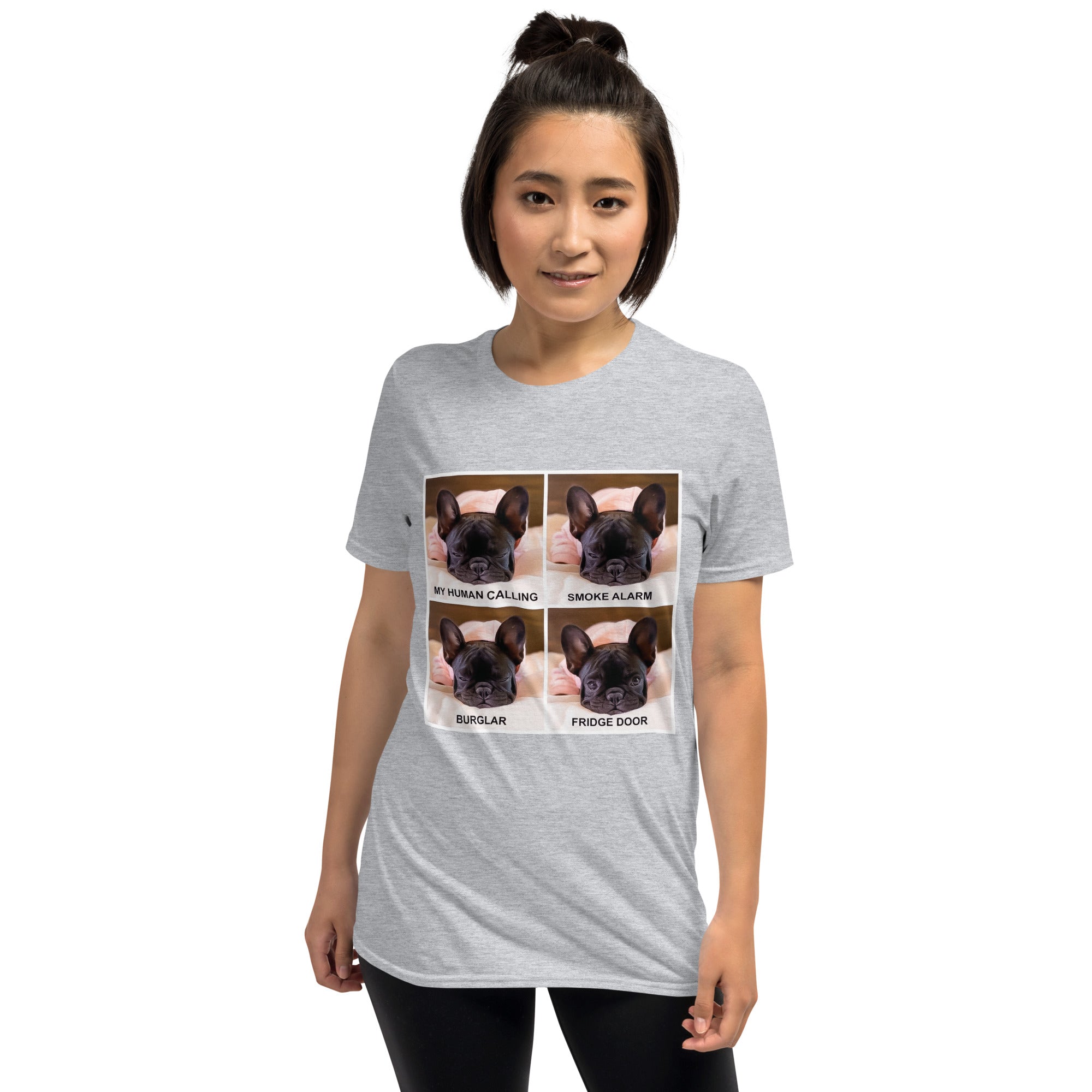 French Bulldog Cute Graphic Tee for Frenchie Enthusiasts-fadou