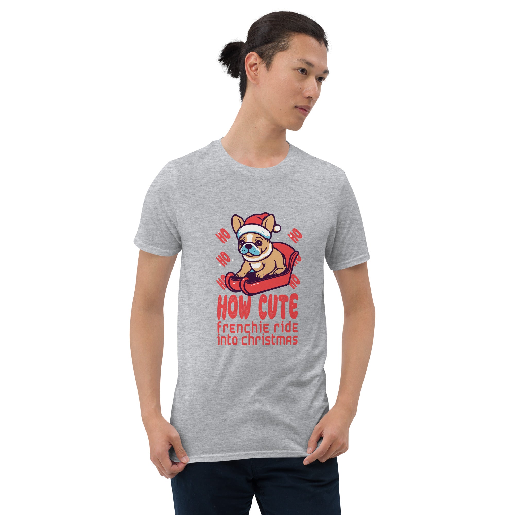French Bulldog Cozy Dog Lover Tee for Frenchie Enthusiasts-fadou