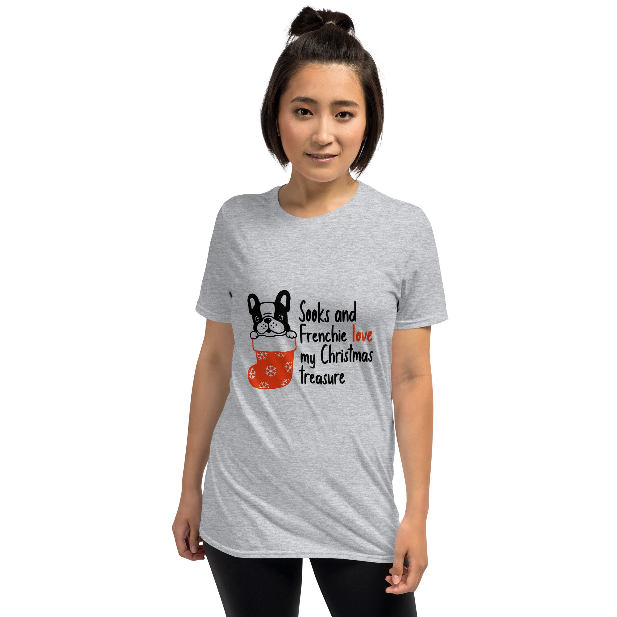 Frenchie Ans Socks - Unisex T-Shirt for Training Sessions-fadou