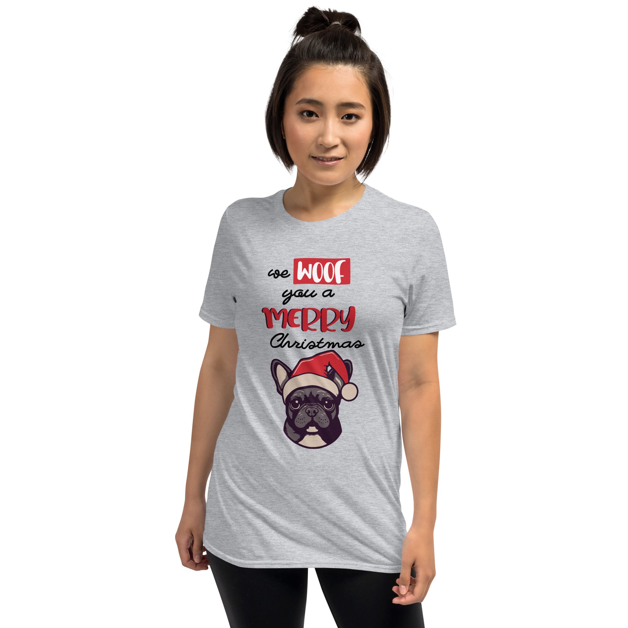 Frenchie Xmas - Unisex T-Shirt for Dog Lovers and Owners-fadou