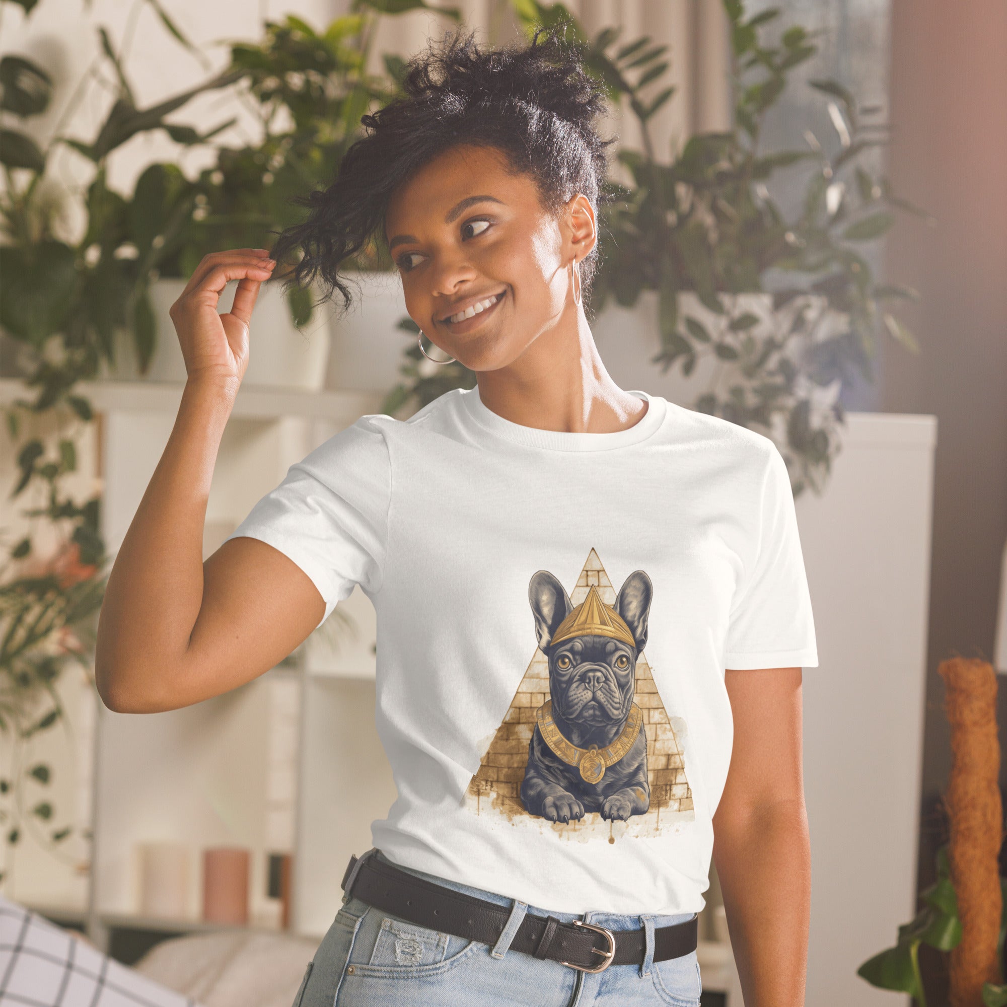 The Pharaoh - French Bulldog Unisex T-Shirt for Pet Parents-fadou