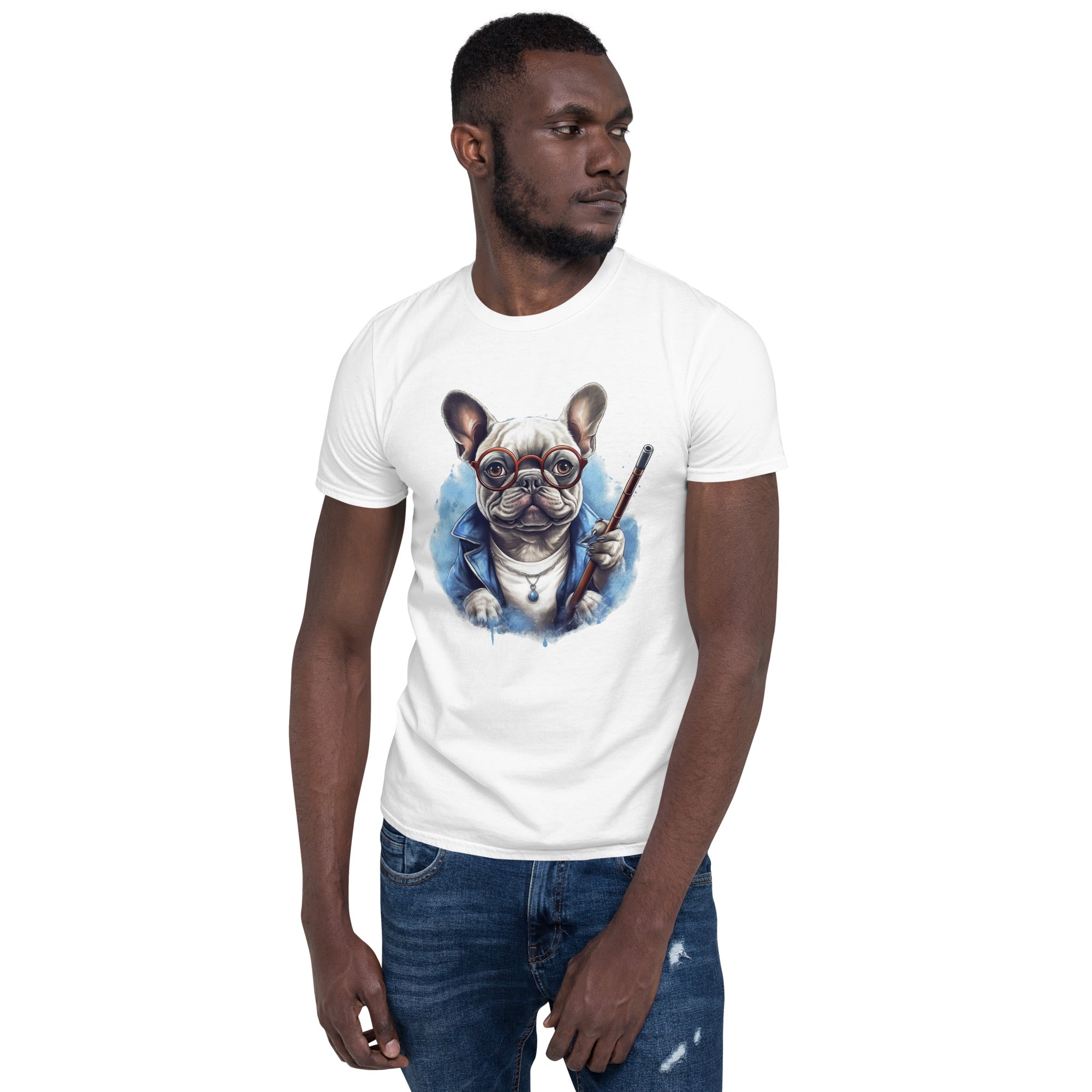 Courageous French Bulldog Unisex Shirt for Bulldog Owners-fadou