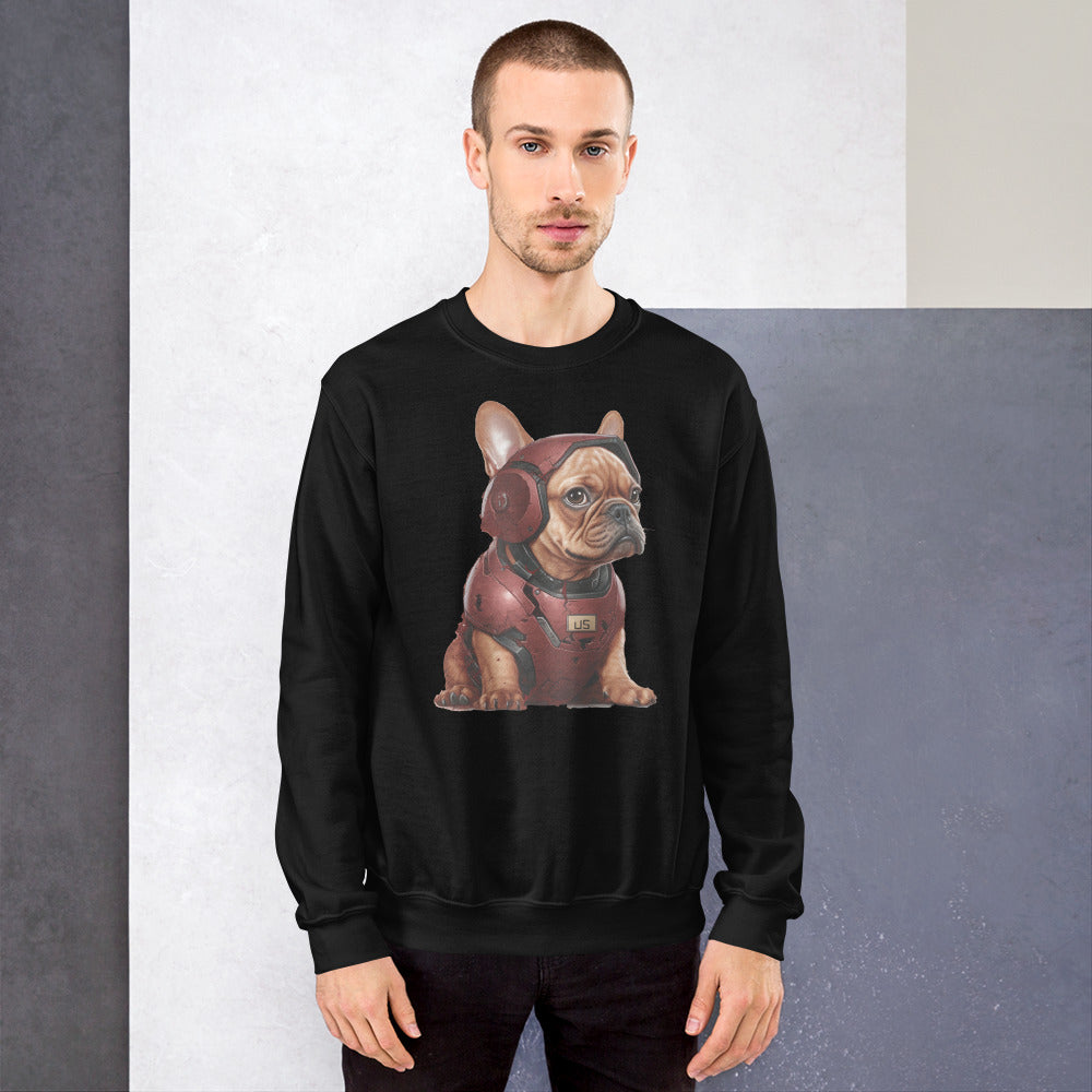 Cozy French Bulldog Pet Sweatshirt for Brachycephalic Dogs-fadou