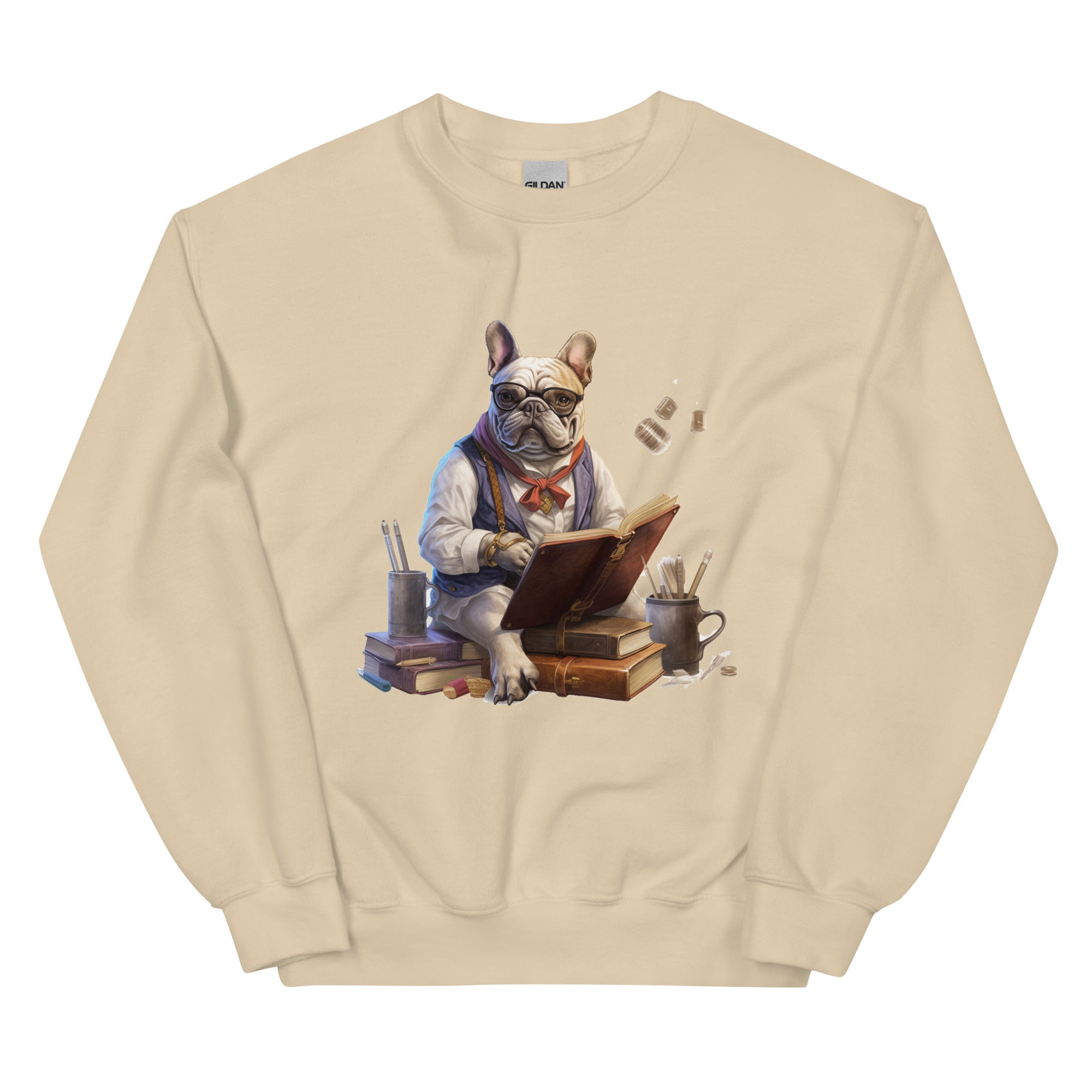 Professor French Bulldog Cozy Hoodie for Training Sessions-fadou