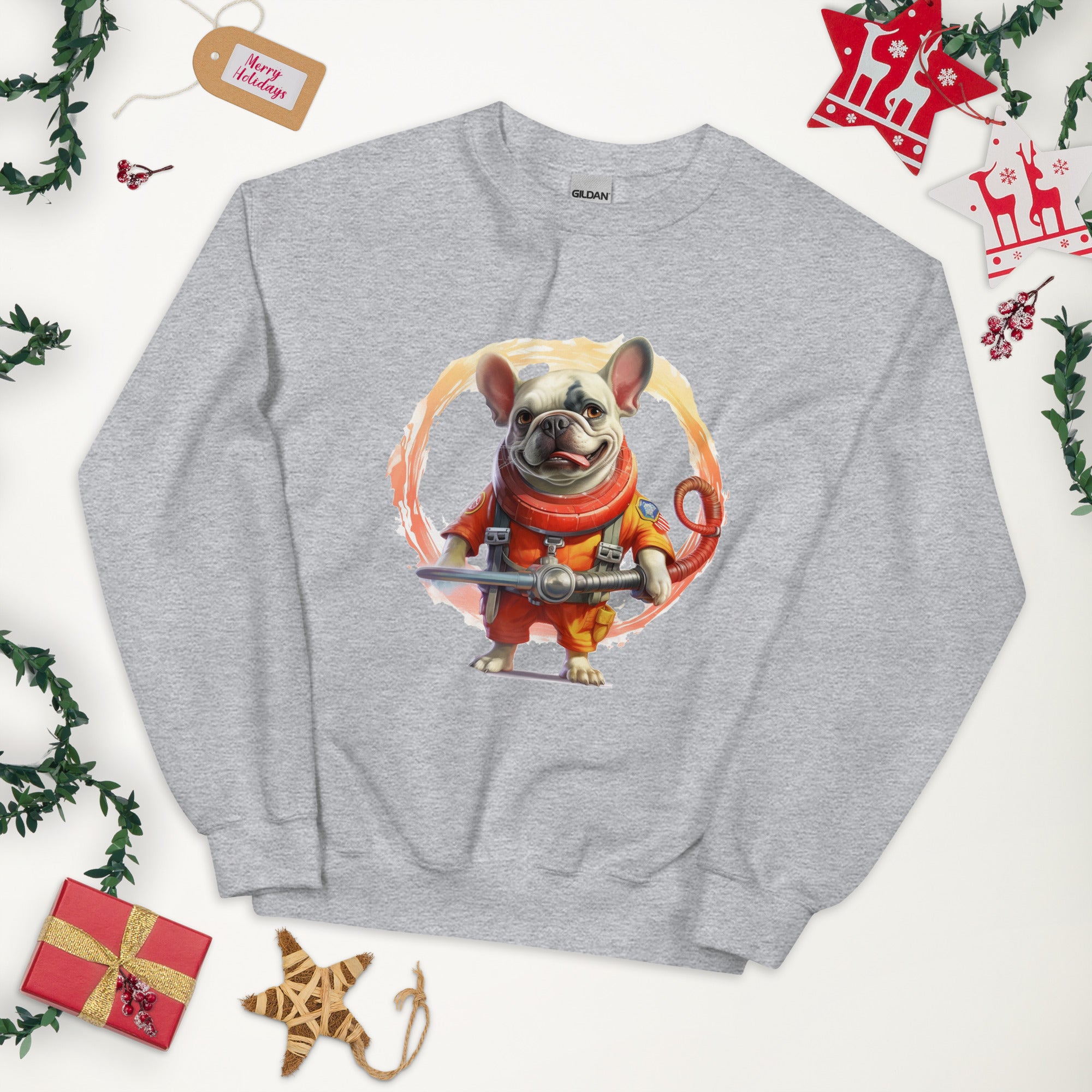 NeuroFire French Bulldog Fleece Hoodie for Small Breeds-fadou