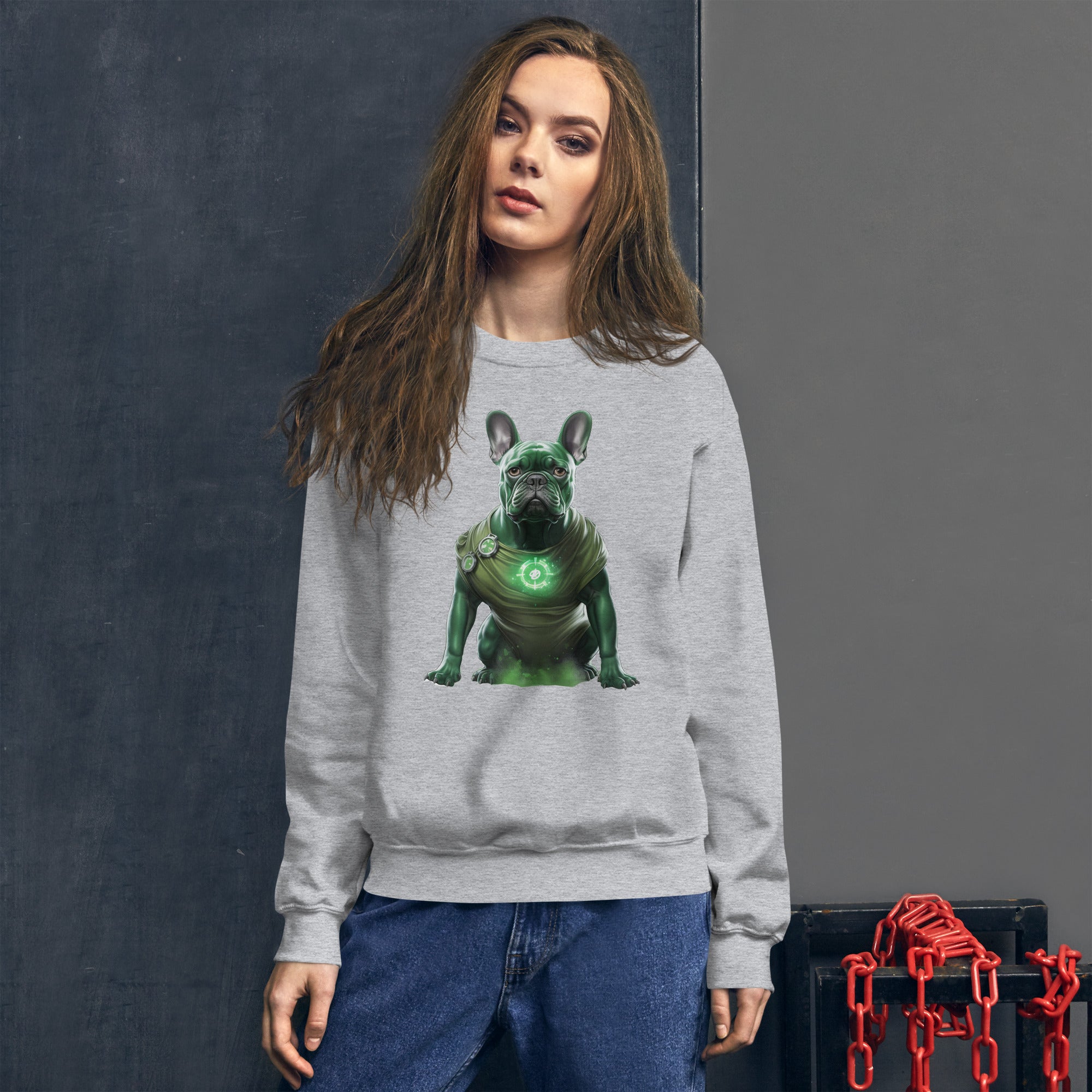 French Bulldog Cozy Knit Sweater for Outdoor Adventures-fadou