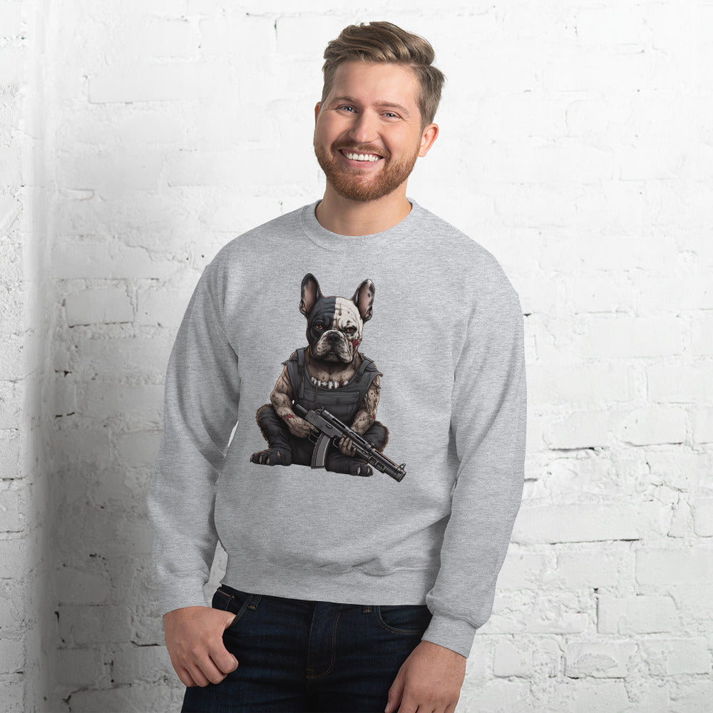 French Bulldog Stylish Pet Sweatshirt for Flat-Face Breeds-fadou