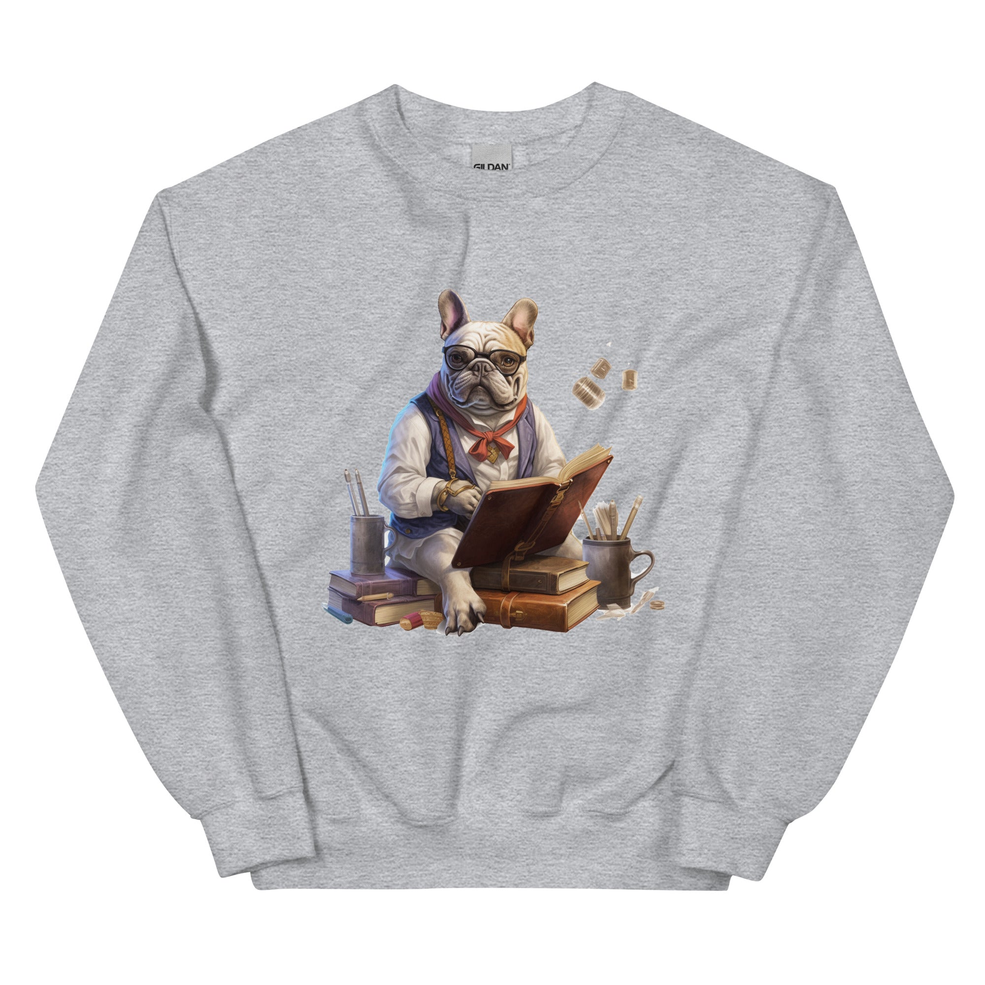 Professor French Bulldog Cozy Hoodie for Training Sessions-fadou