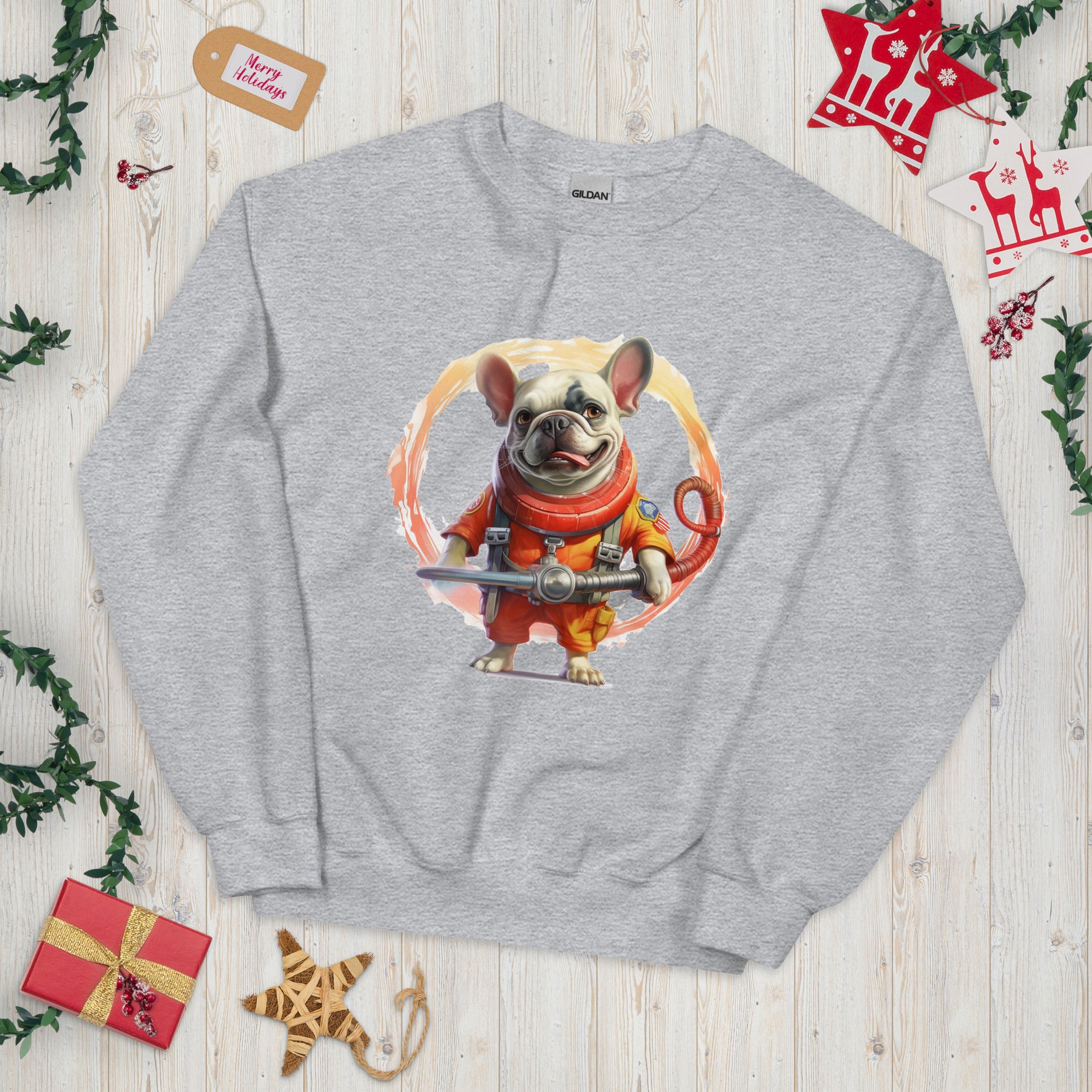 NeuroFire French Bulldog Fleece Hoodie for Small Breeds-fadou