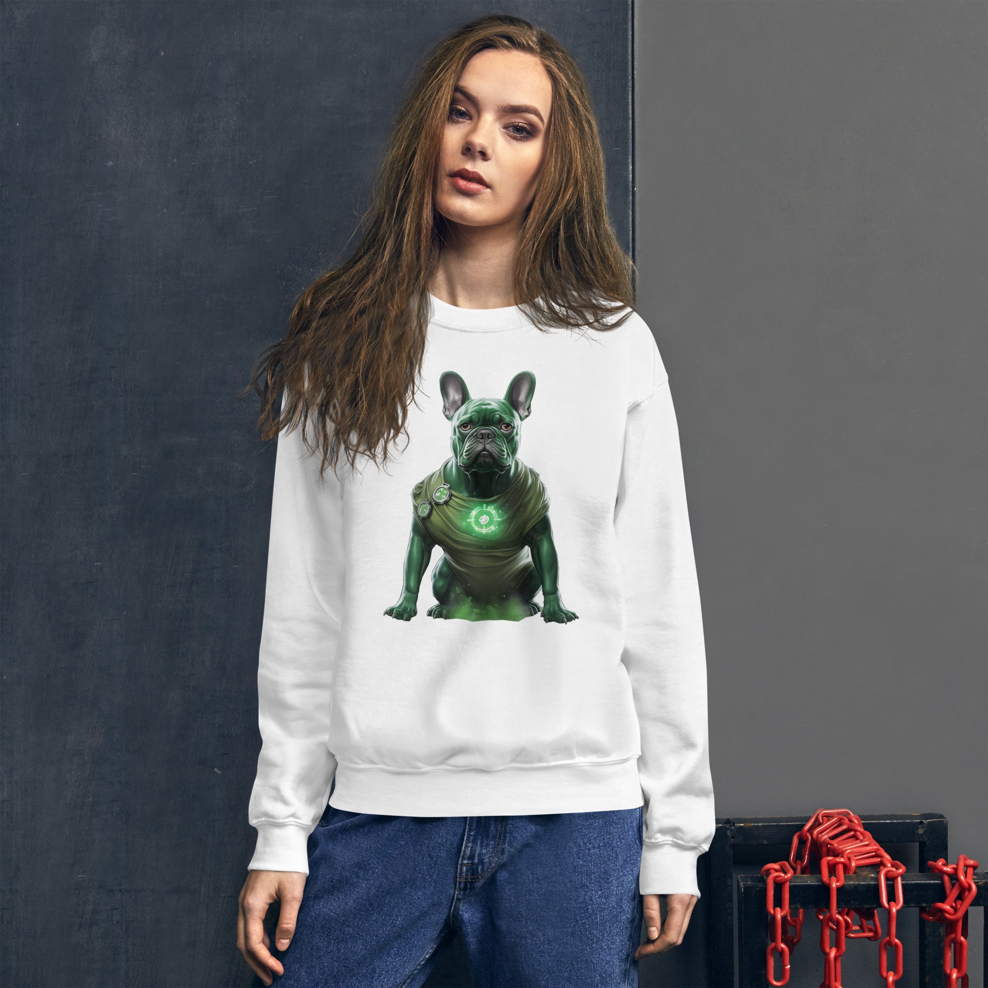 French Bulldog Cozy Knit Sweater for Outdoor Adventures-fadou