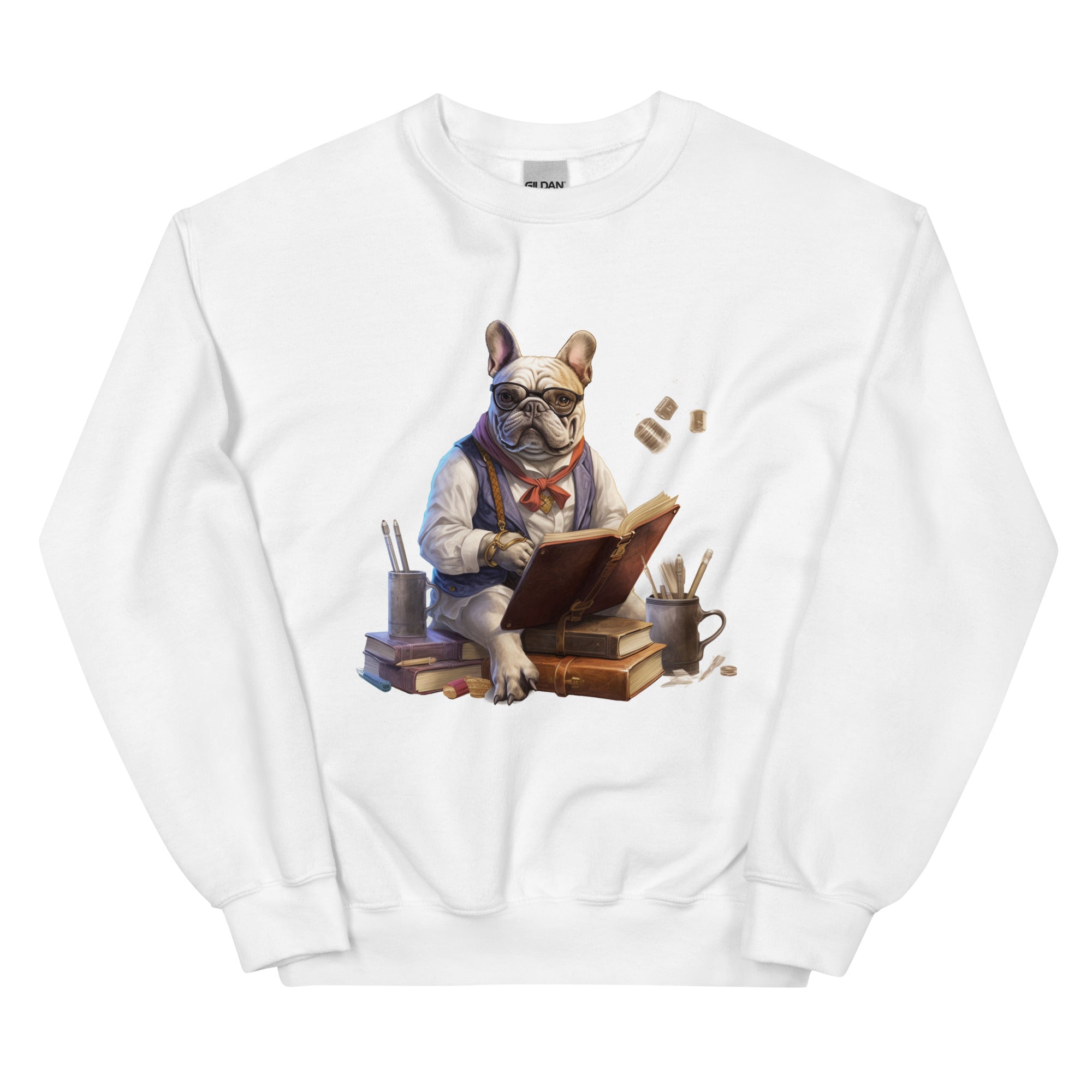 Professor French Bulldog Cozy Hoodie for Training Sessions-fadou