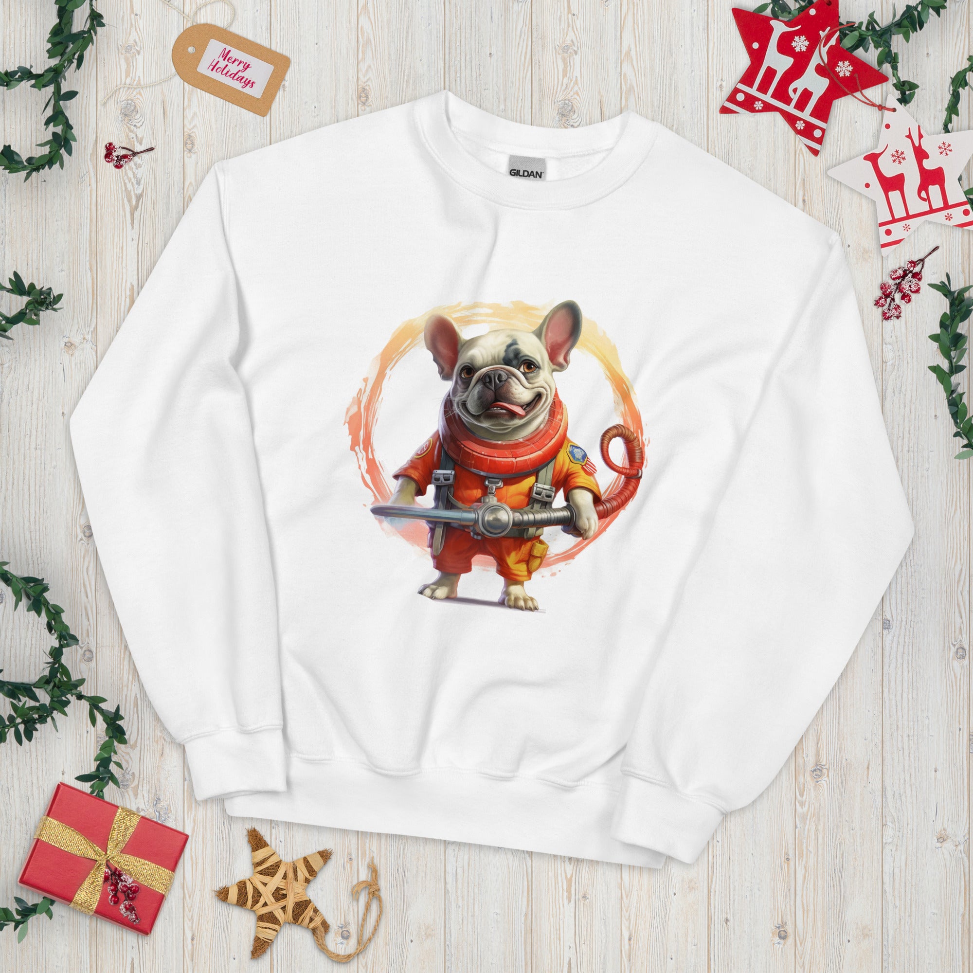 NeuroFire French Bulldog Fleece Hoodie for Small Breeds-fadou