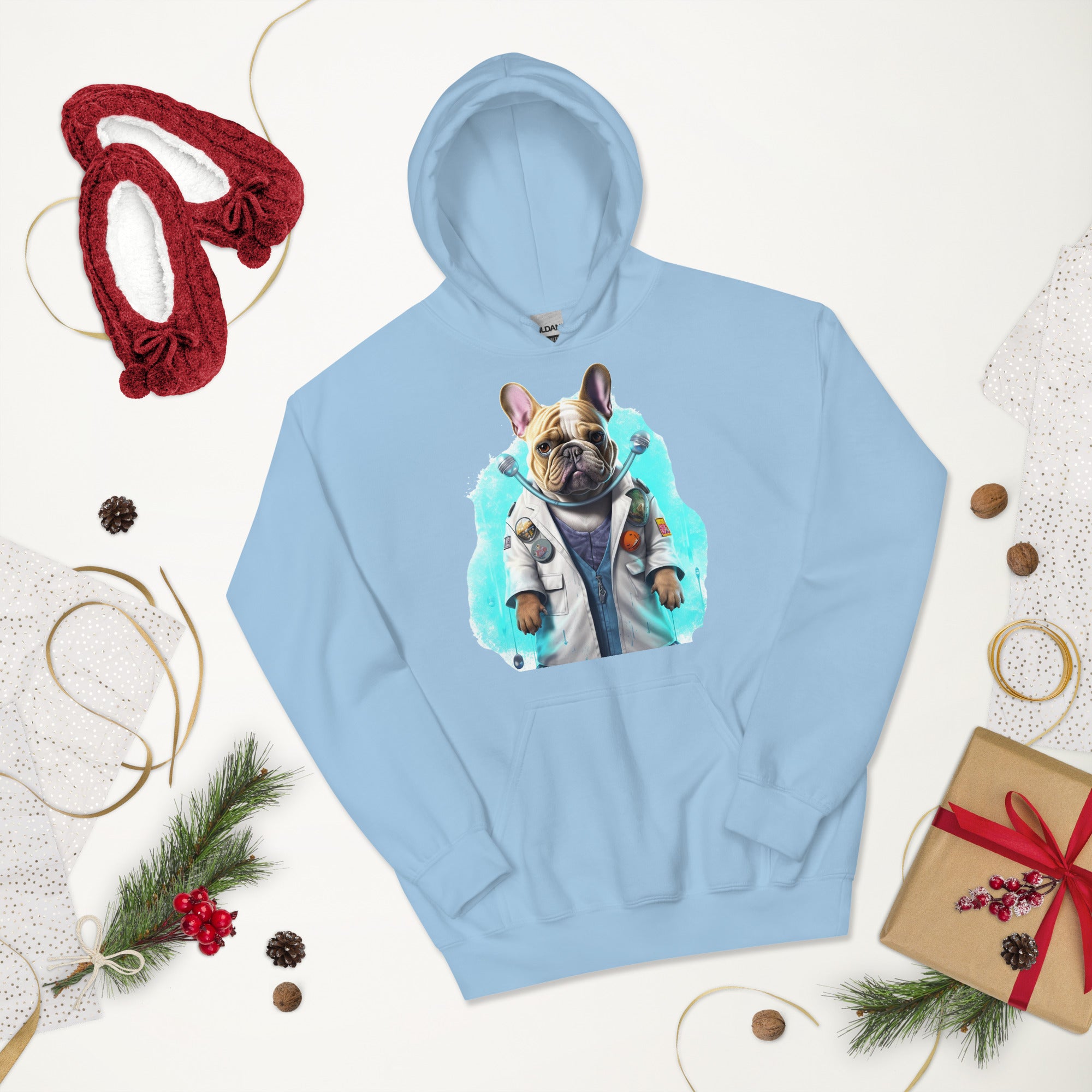 French Bulldog Warm Pet Sweatshirt for Brachycephalic Dogs-fadou