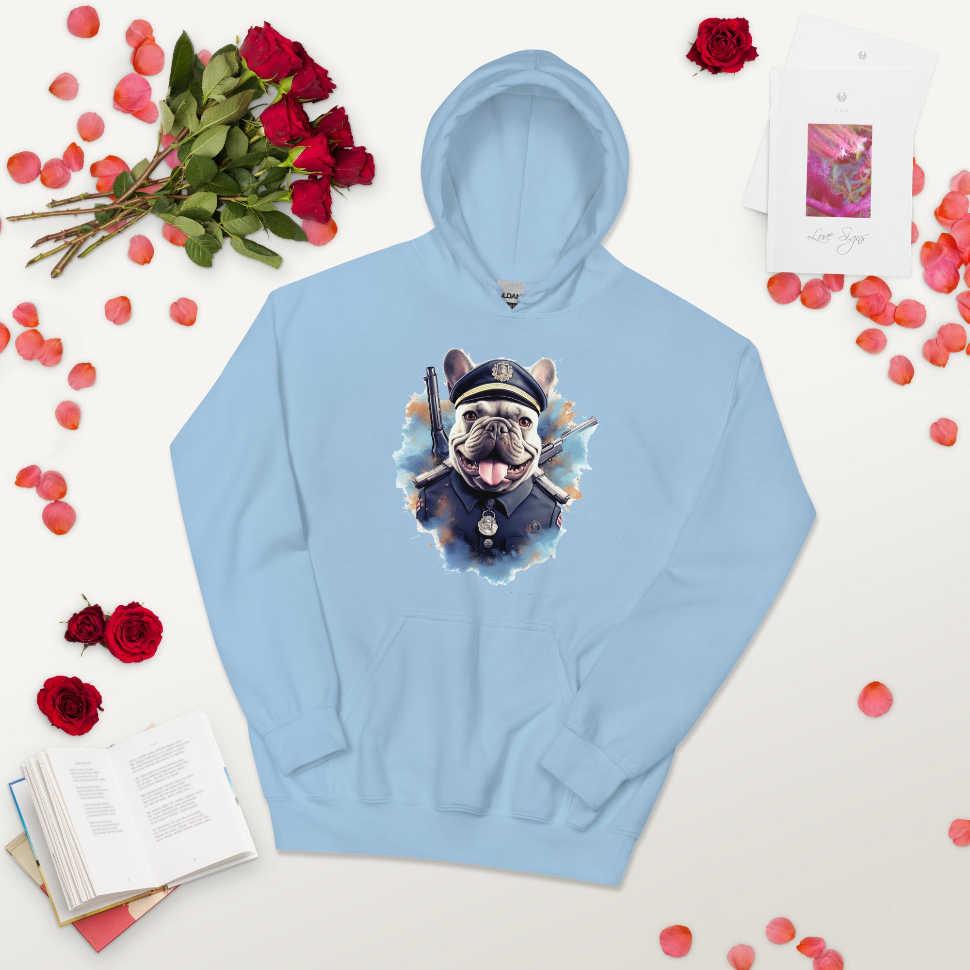 French Bulldog Unique Pet Sweatshirt for Travel Comfort-fadou