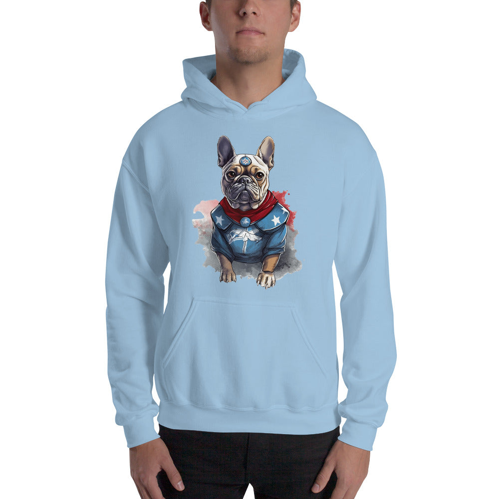 Frenchie Love Unisex Hoodie: the Trendsetter's Choice for Playtime Fun-fadou