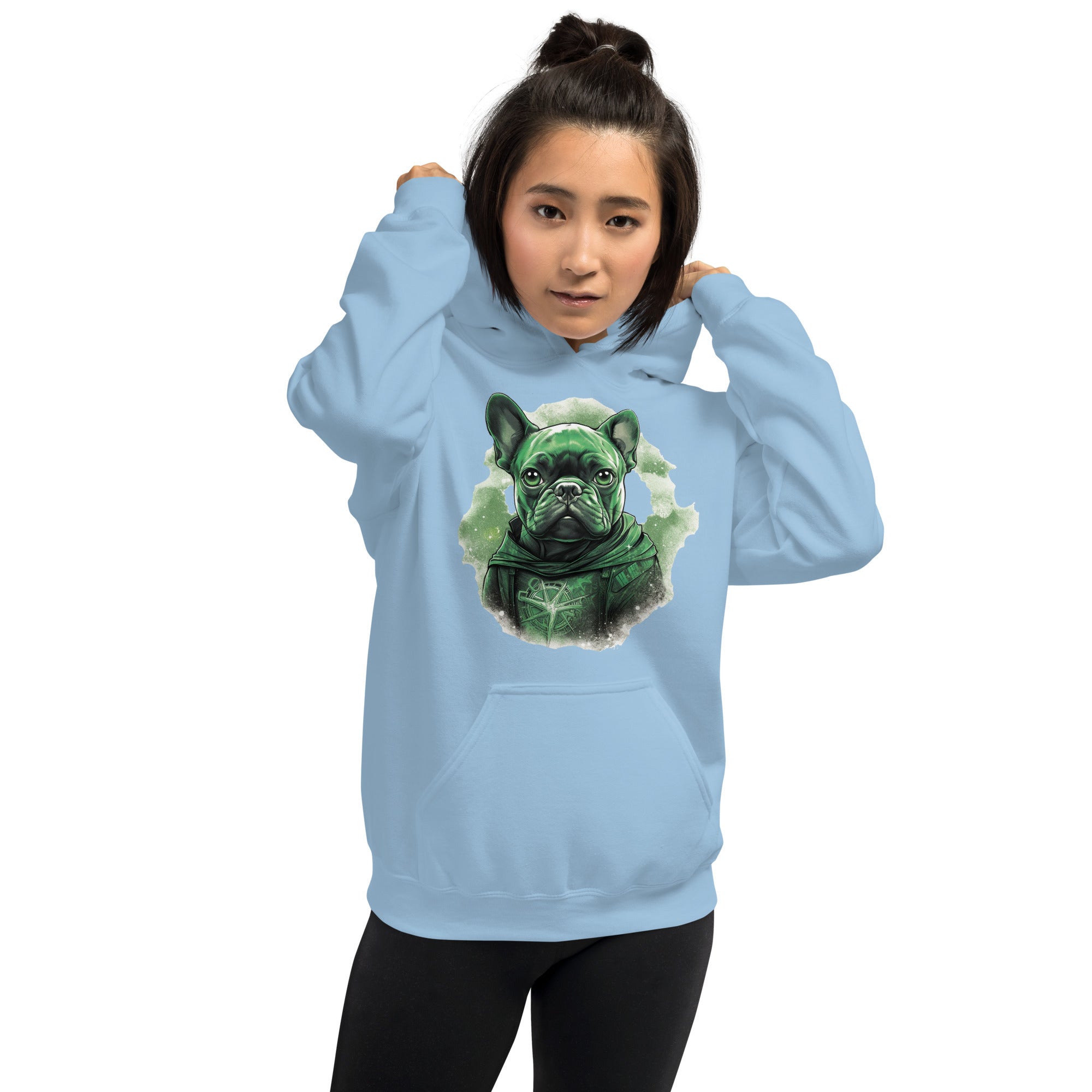 Frenchie Devotion Unisex Hoodie - Comfy & for French Bulldogs-fadou