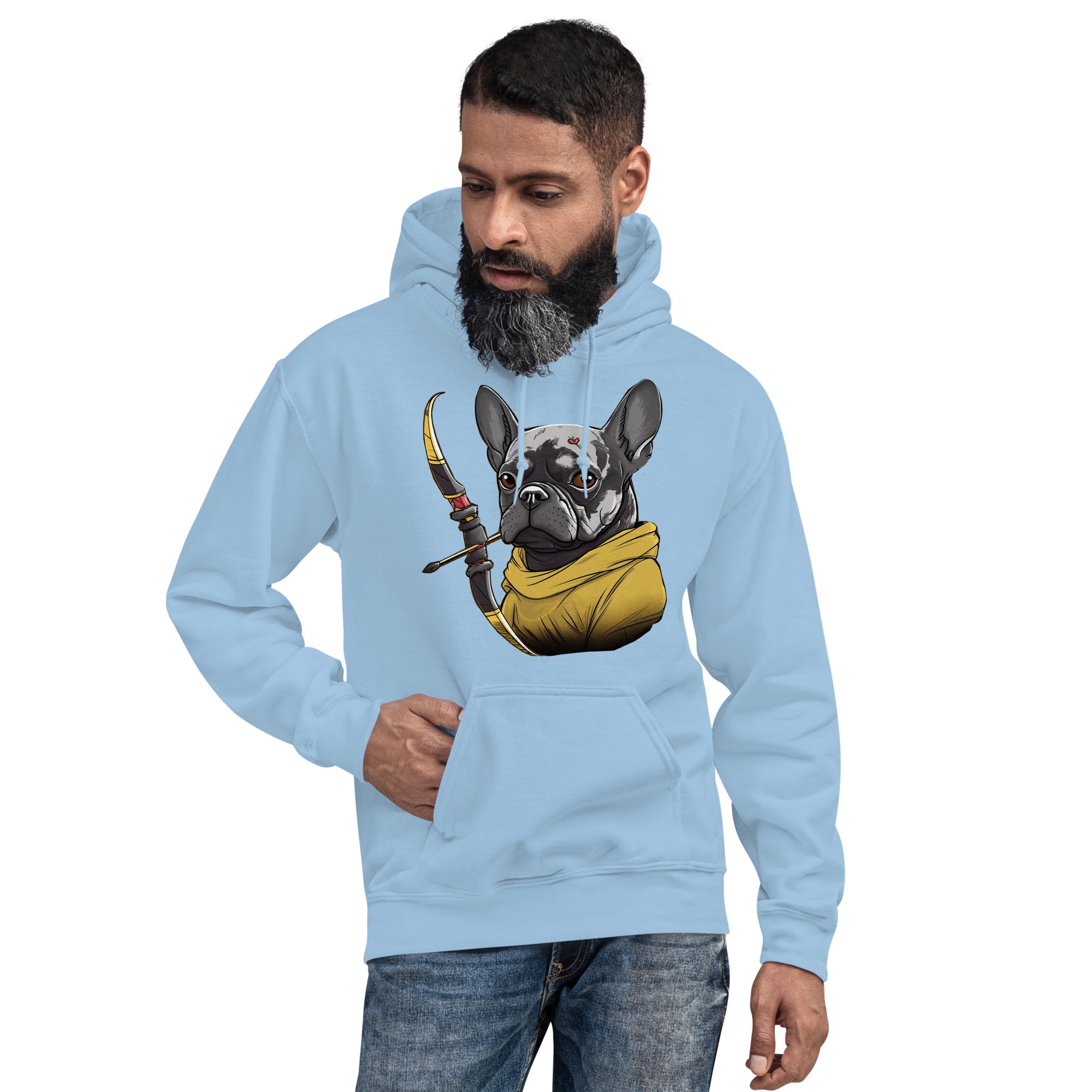 French Bulldog Soft Fleece Hoodie for Brachycephalic Dogs-fadou