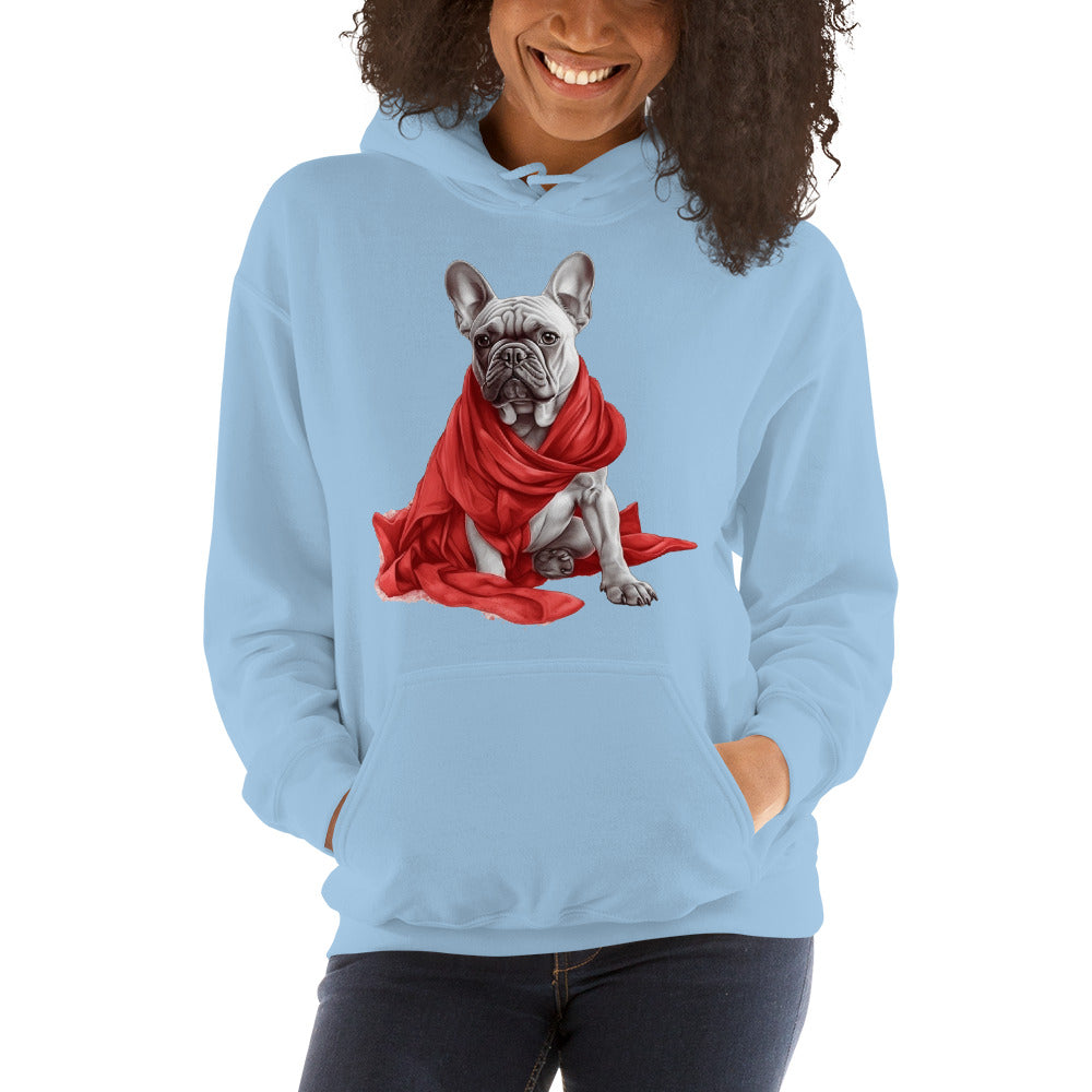Frenchie Enthusiast Unisex Hoodie - Snug & for French Bulldogs-fadou