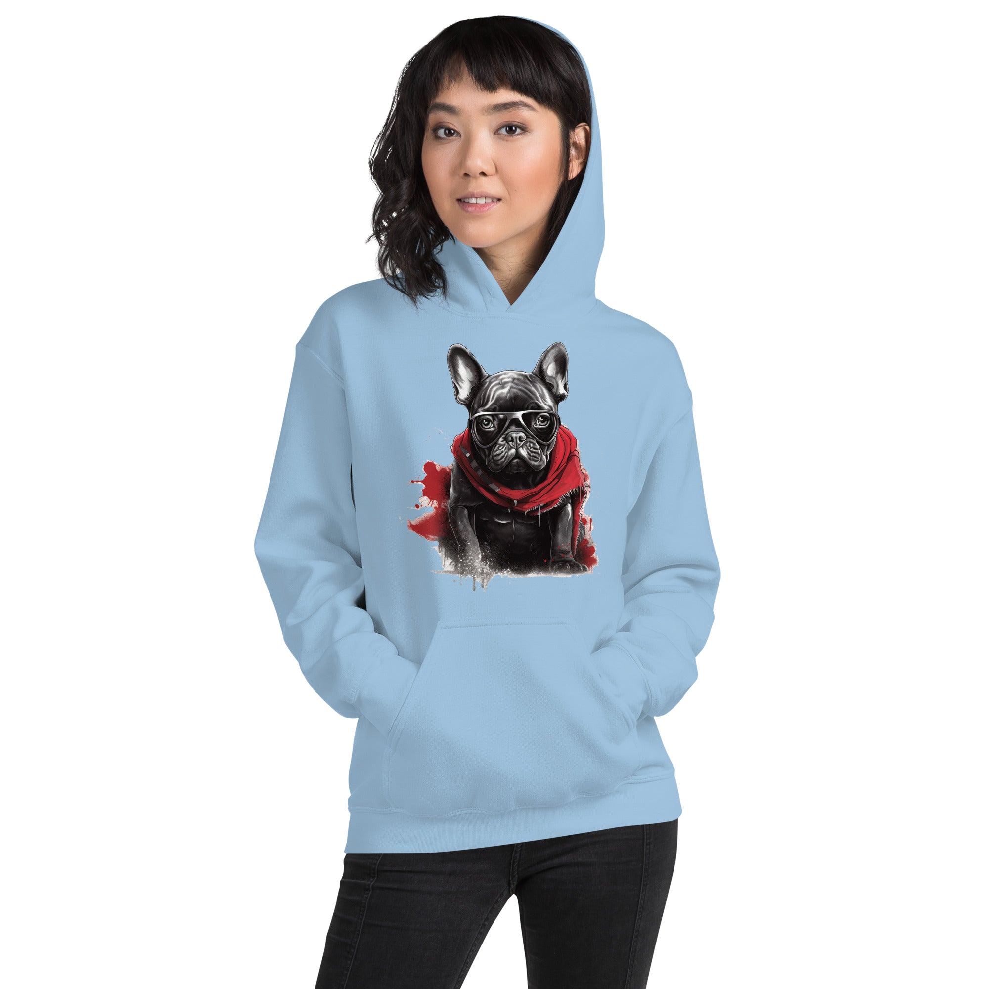 French Bulldog Warm Pet Sweatshirt for Flat-Face Breeds-fadou