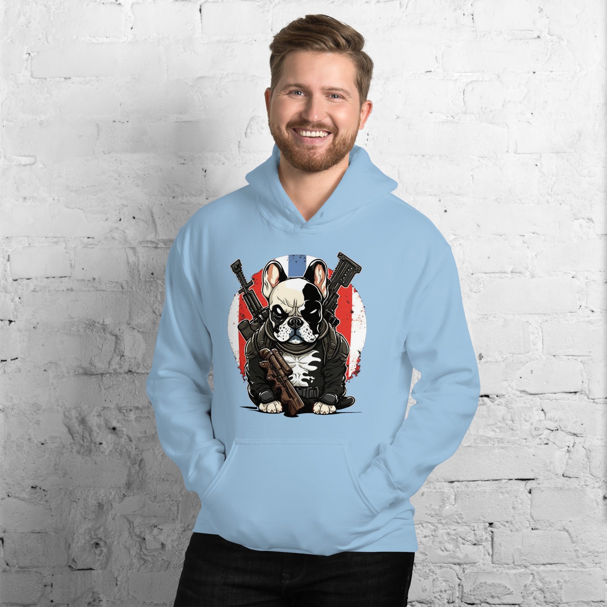 French Bulldog Soft Fleece Hoodie for Training Sessions-fadou