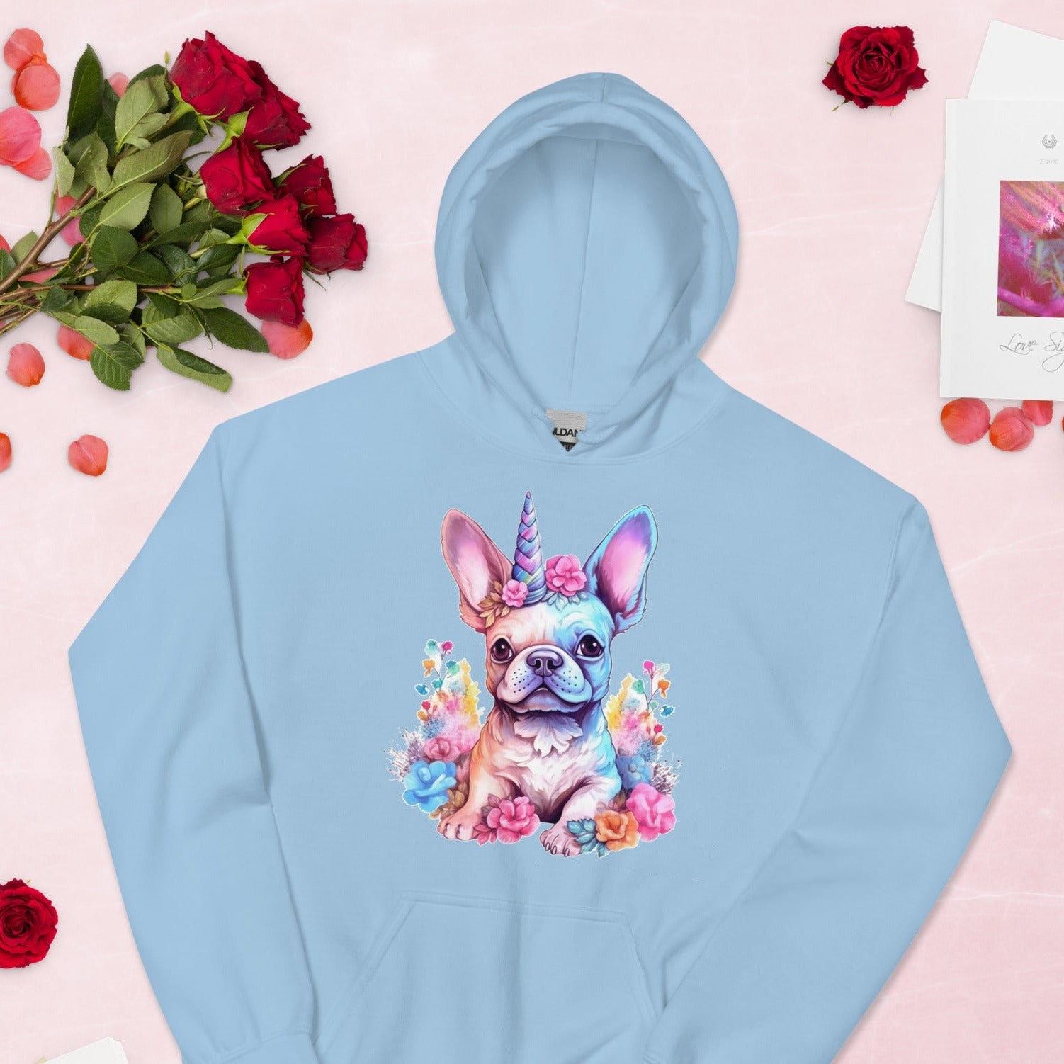 Unicorn French Bulldog Pet Sweatshirt for French Bulldogs-fadou