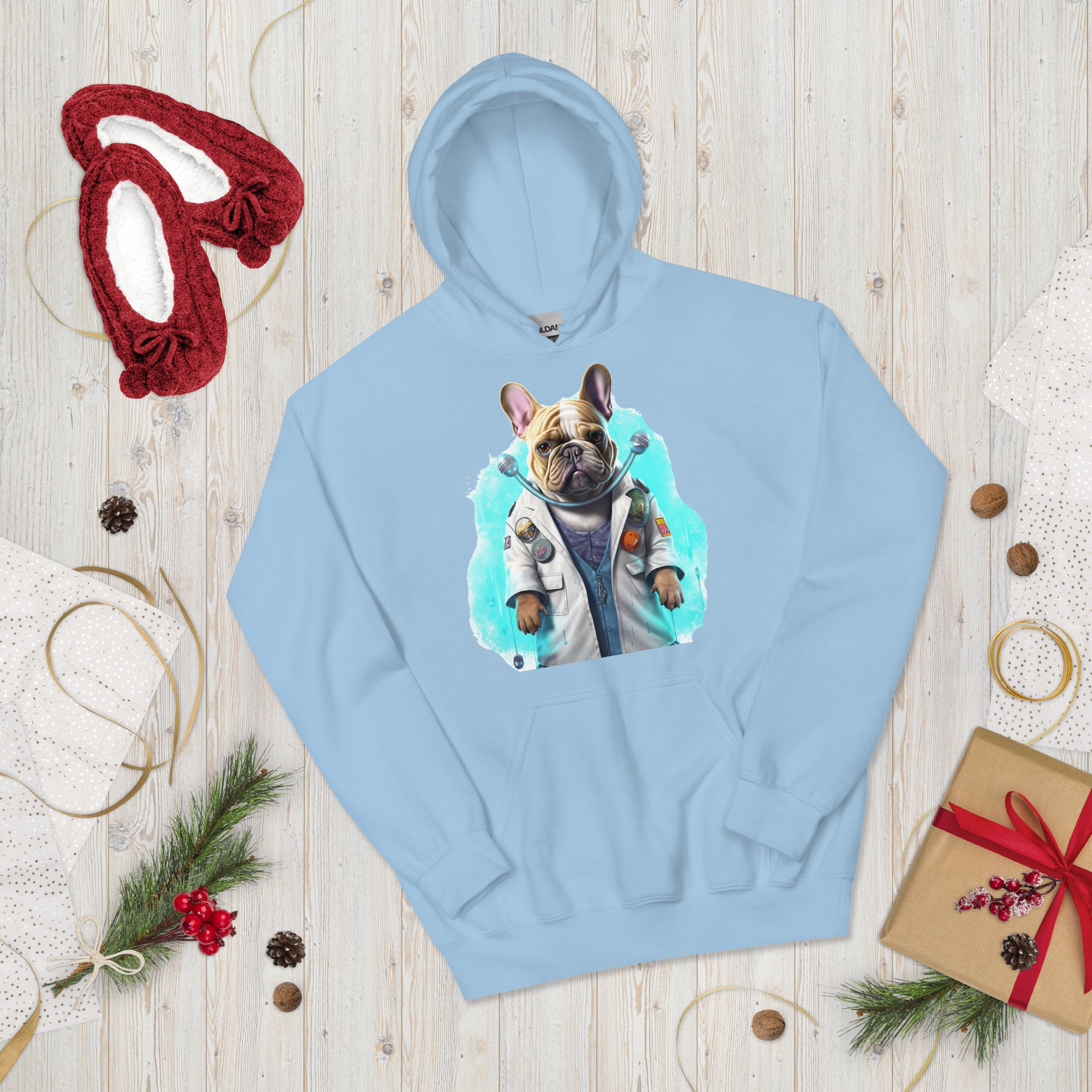 French Bulldog Warm Pet Sweatshirt for Brachycephalic Dogs-fadou
