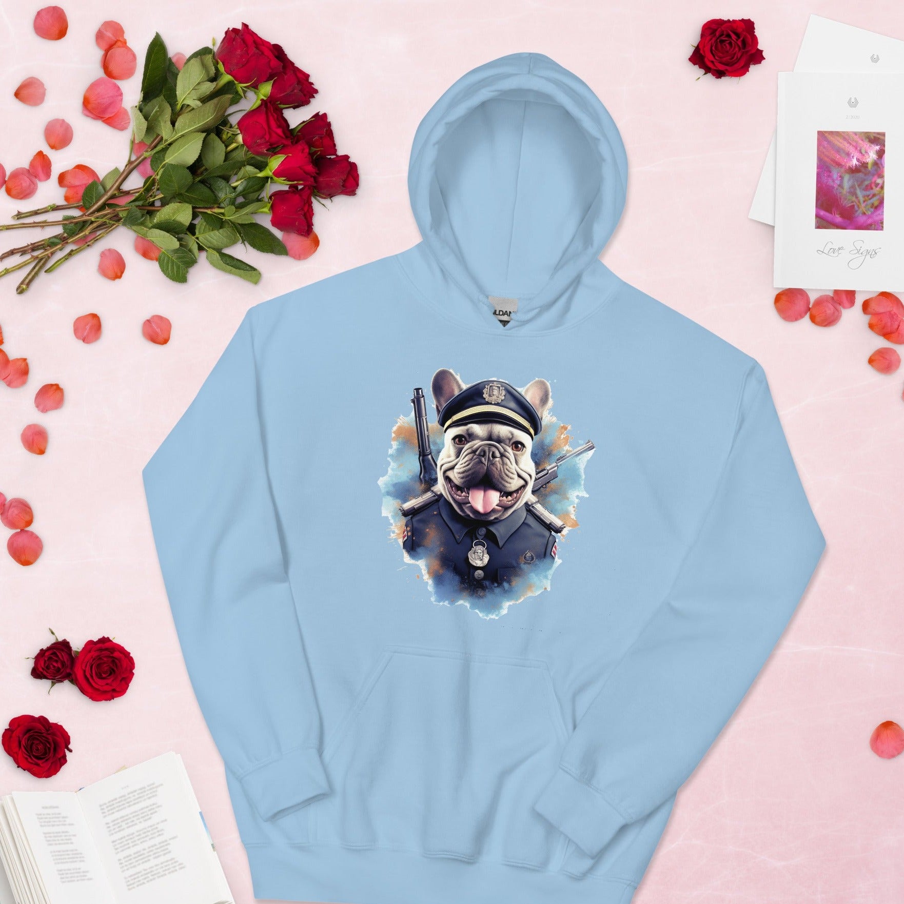 French Bulldog Unique Pet Sweatshirt for Travel Comfort-fadou