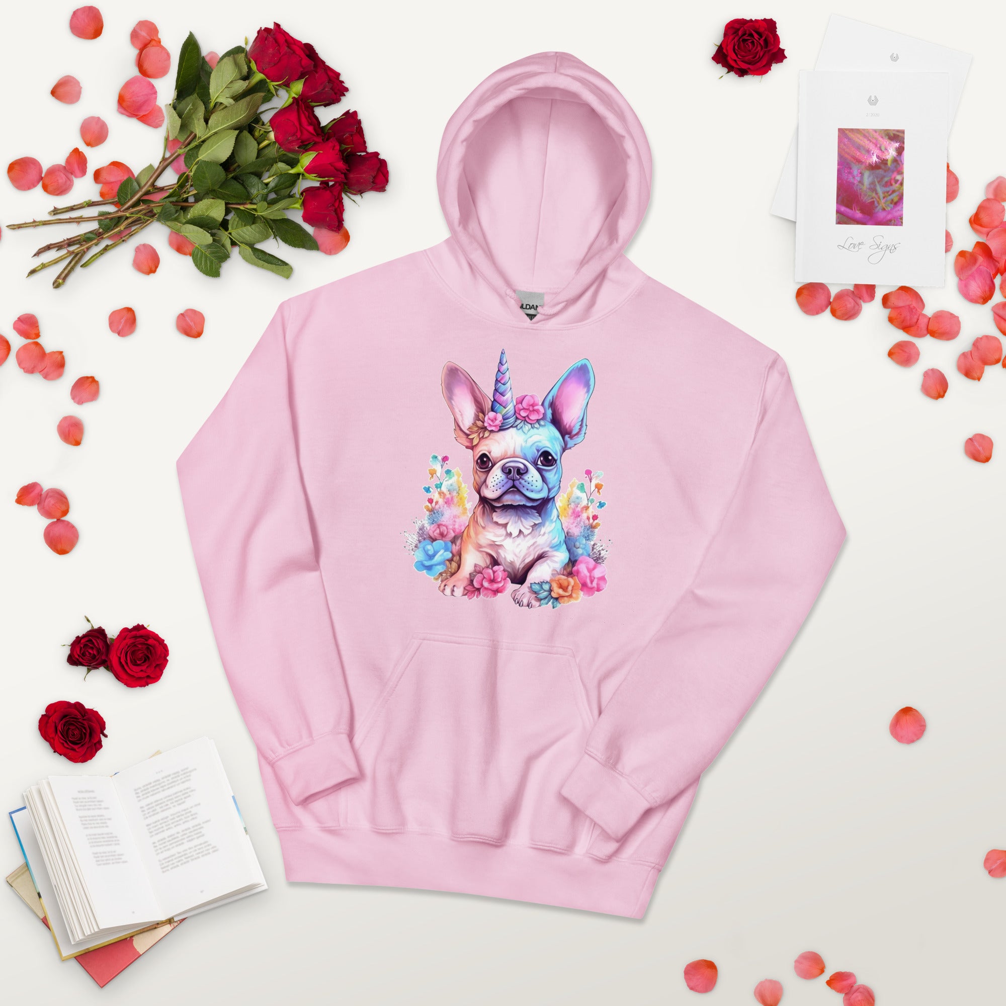 Unicorn French Bulldog Pet Sweatshirt for French Bulldogs-fadou