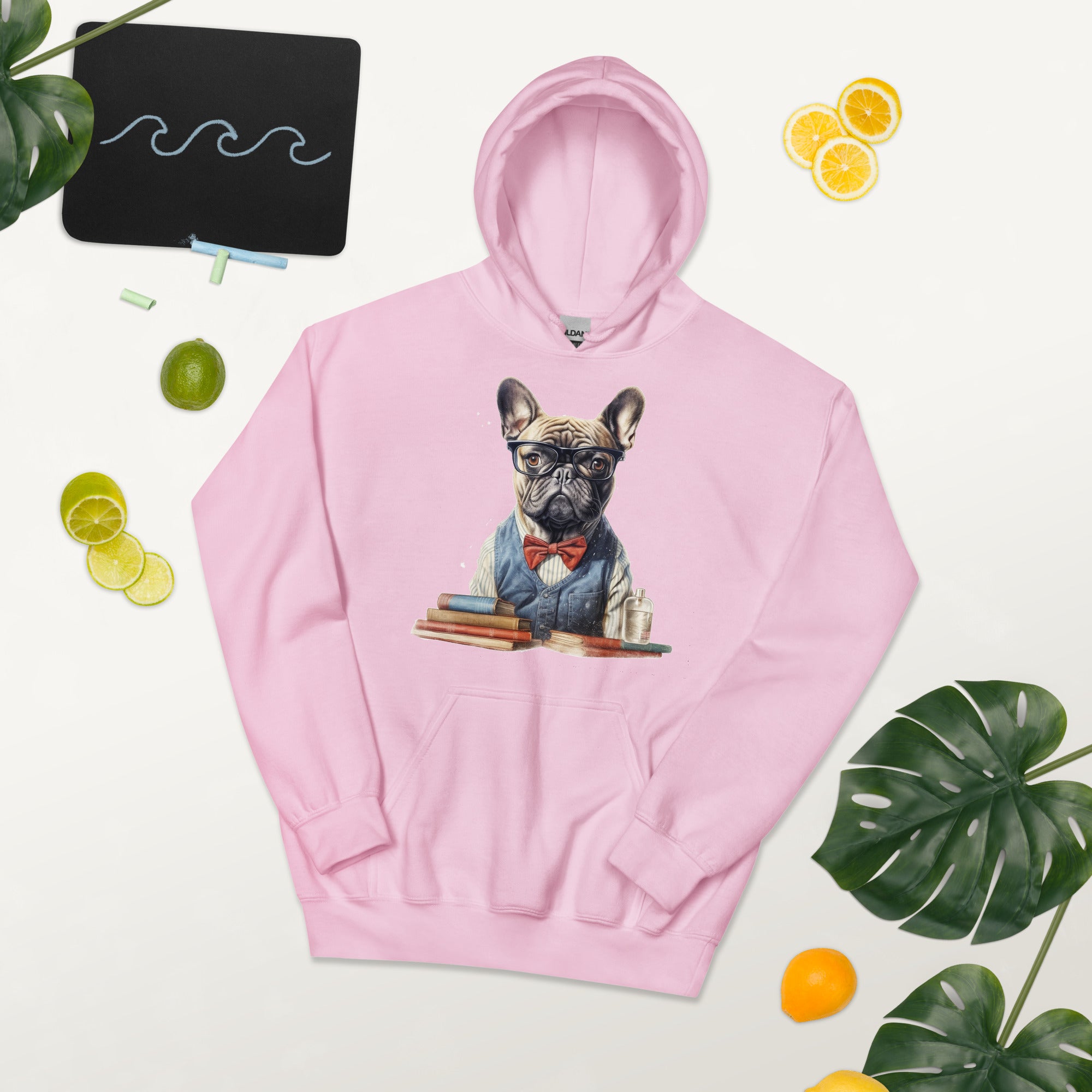 Professor French Bulldog Pet Sweatshirt for Playtime Fun-fadou