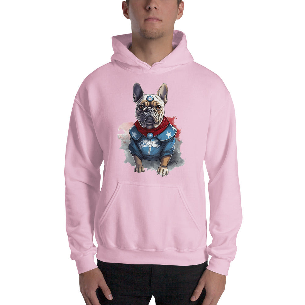 Frenchie Love Unisex Hoodie: the Trendsetter's Choice for Playtime Fun-fadou