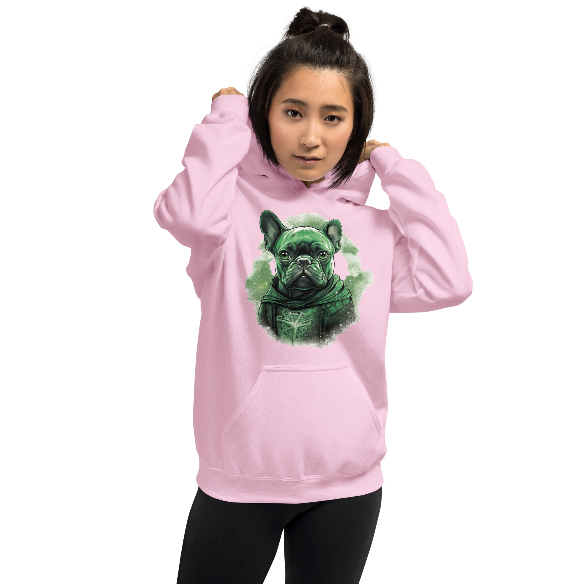 Frenchie Devotion Unisex Hoodie - Comfy & for French Bulldogs-fadou