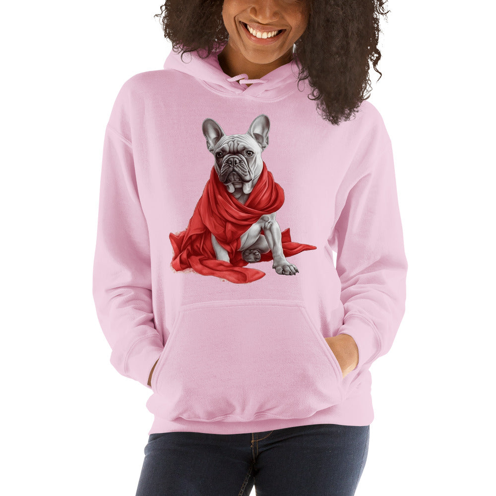 Frenchie Enthusiast Unisex Hoodie - Snug & for French Bulldogs-fadou