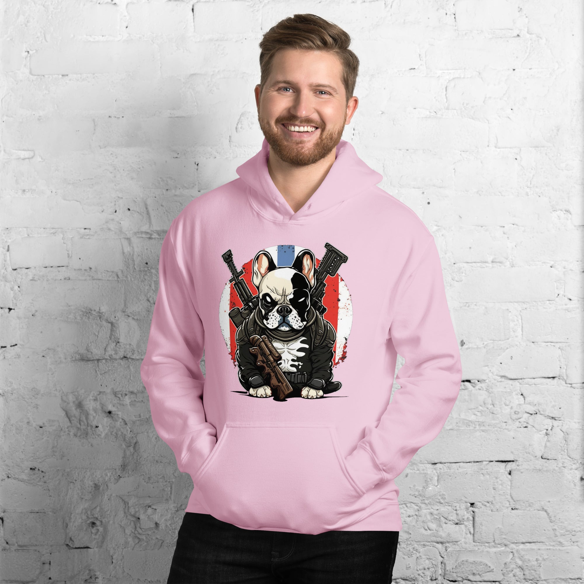 French Bulldog Soft Fleece Hoodie for Training Sessions-fadou