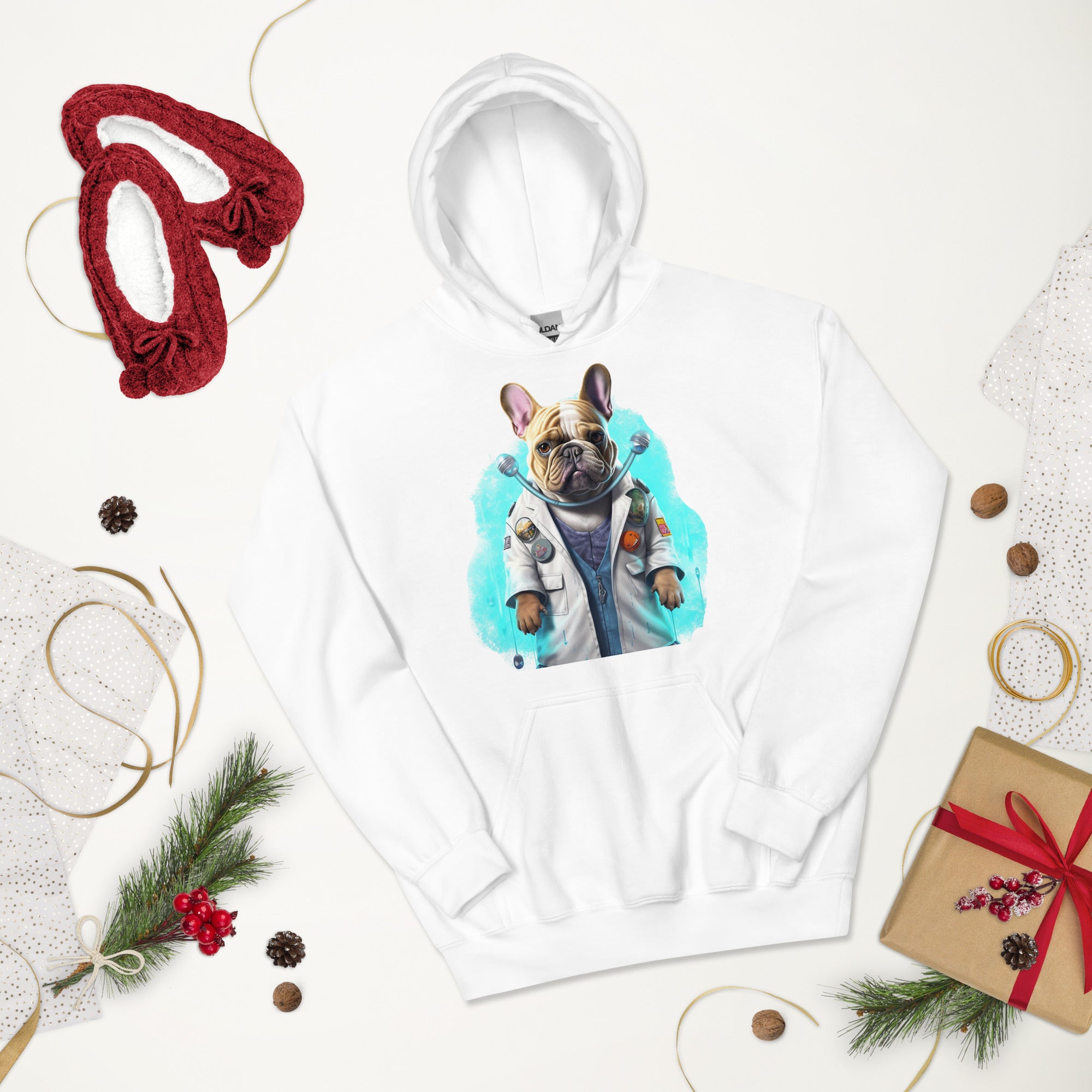 French Bulldog Warm Pet Sweatshirt for Brachycephalic Dogs-fadou