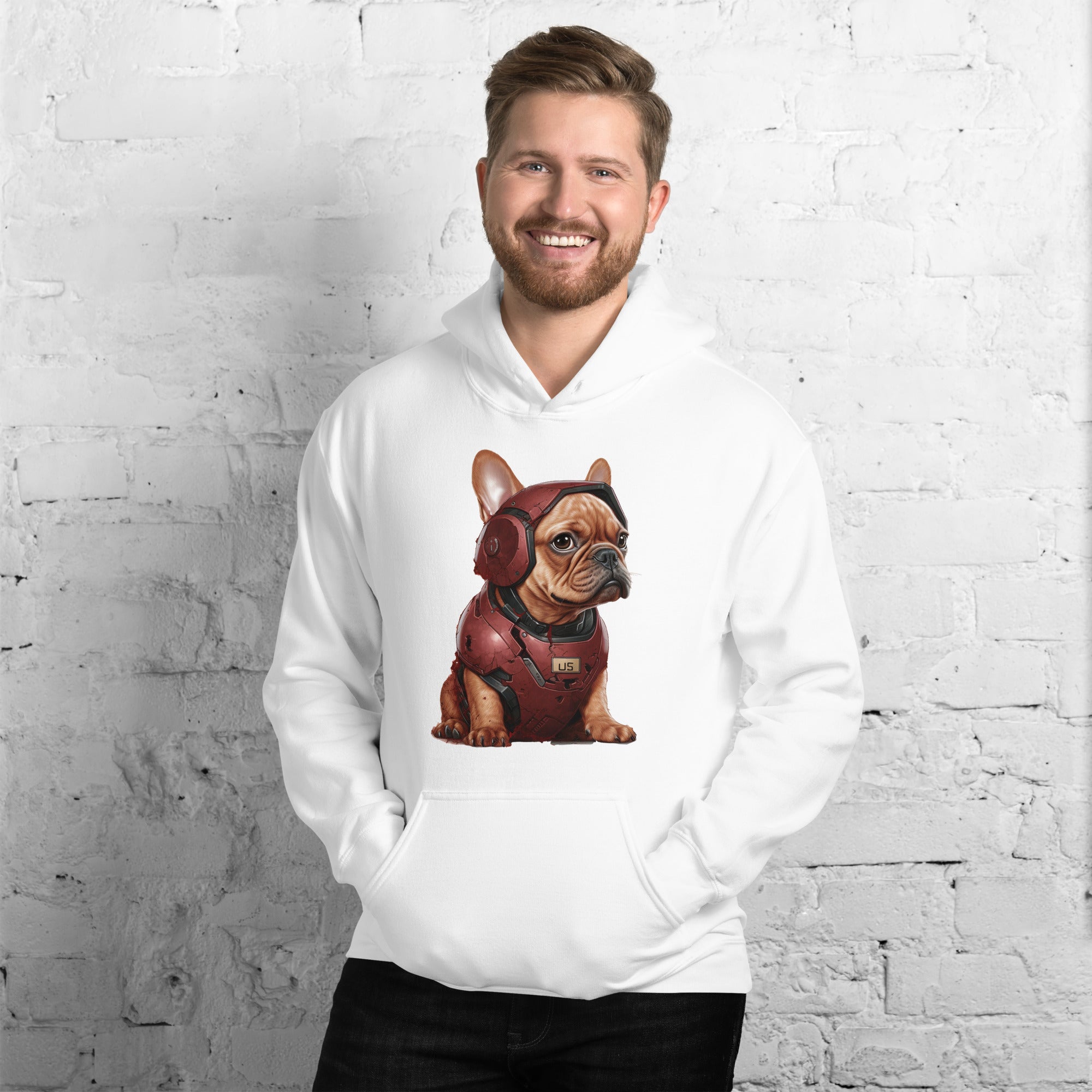 Frenchie Fanfare Unisex Hoodie: for the Ultimate for French Bulldogs-fadou