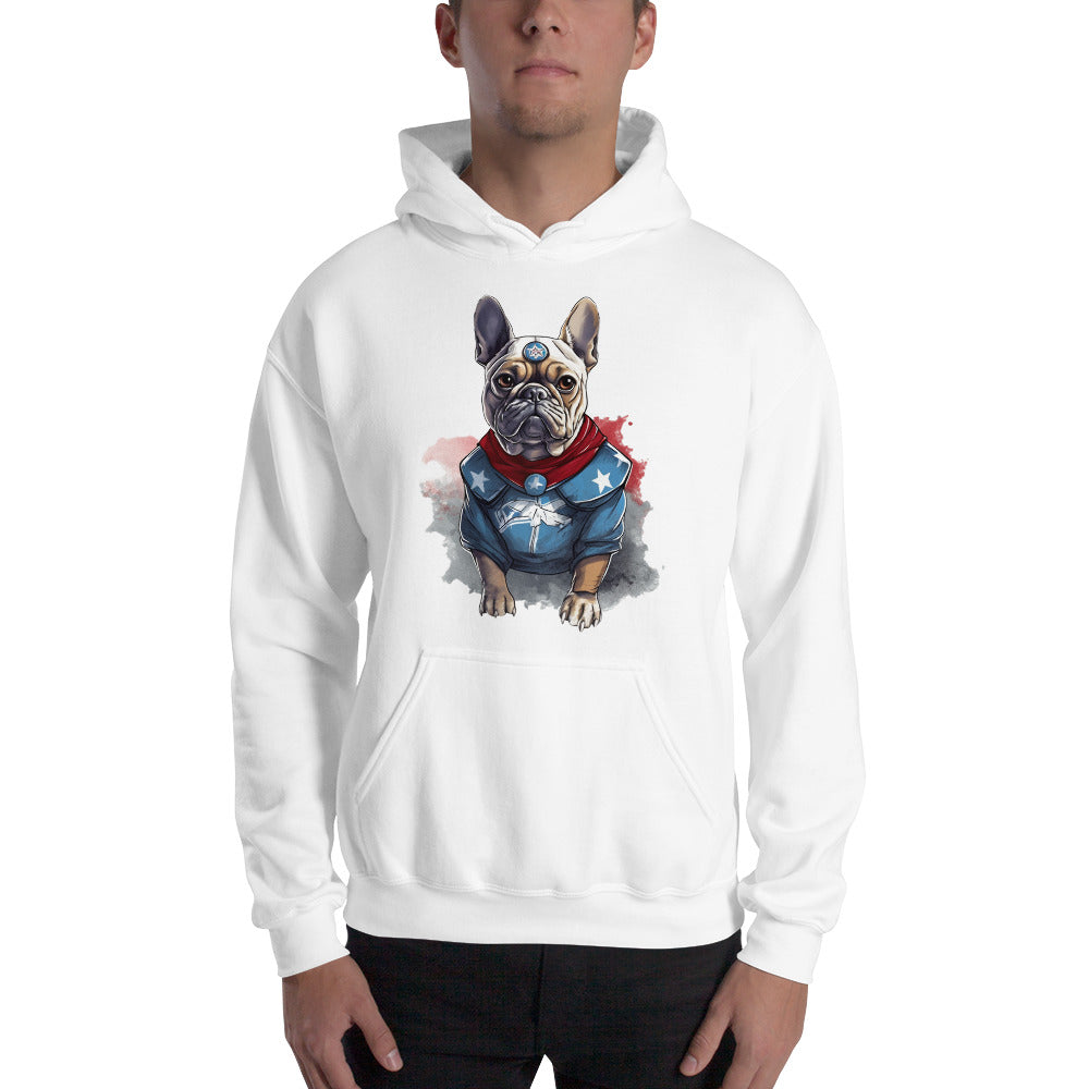 Frenchie Love Unisex Hoodie: the Trendsetter's Choice for Playtime Fun-fadou