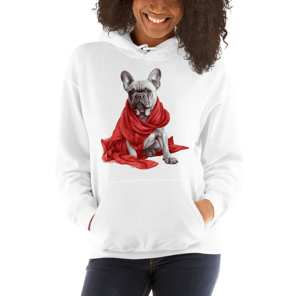 Frenchie Enthusiast Unisex Hoodie - Snug & for French Bulldogs-fadou