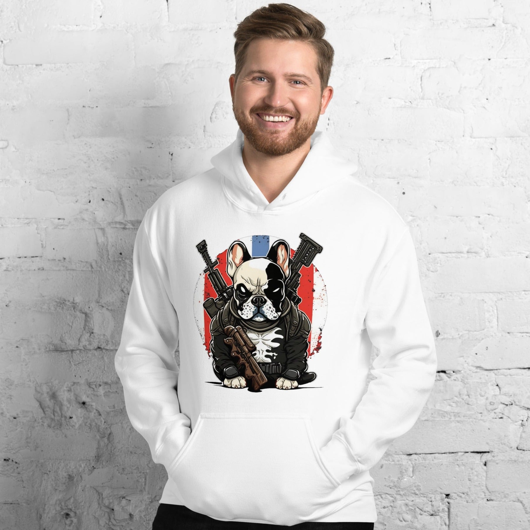 French Bulldog Soft Fleece Hoodie for Training Sessions-fadou